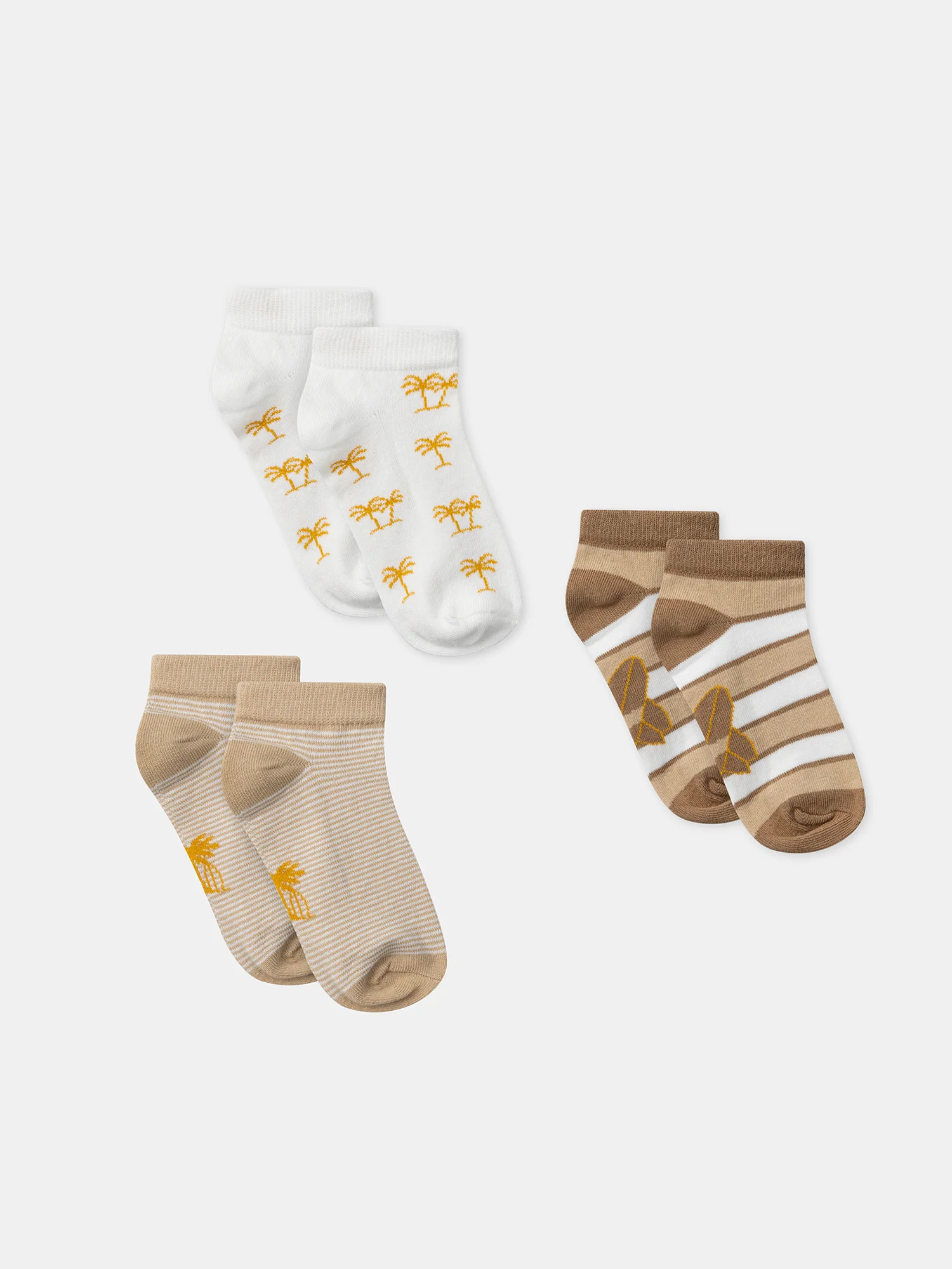 Lot de 3 chaussettes basses