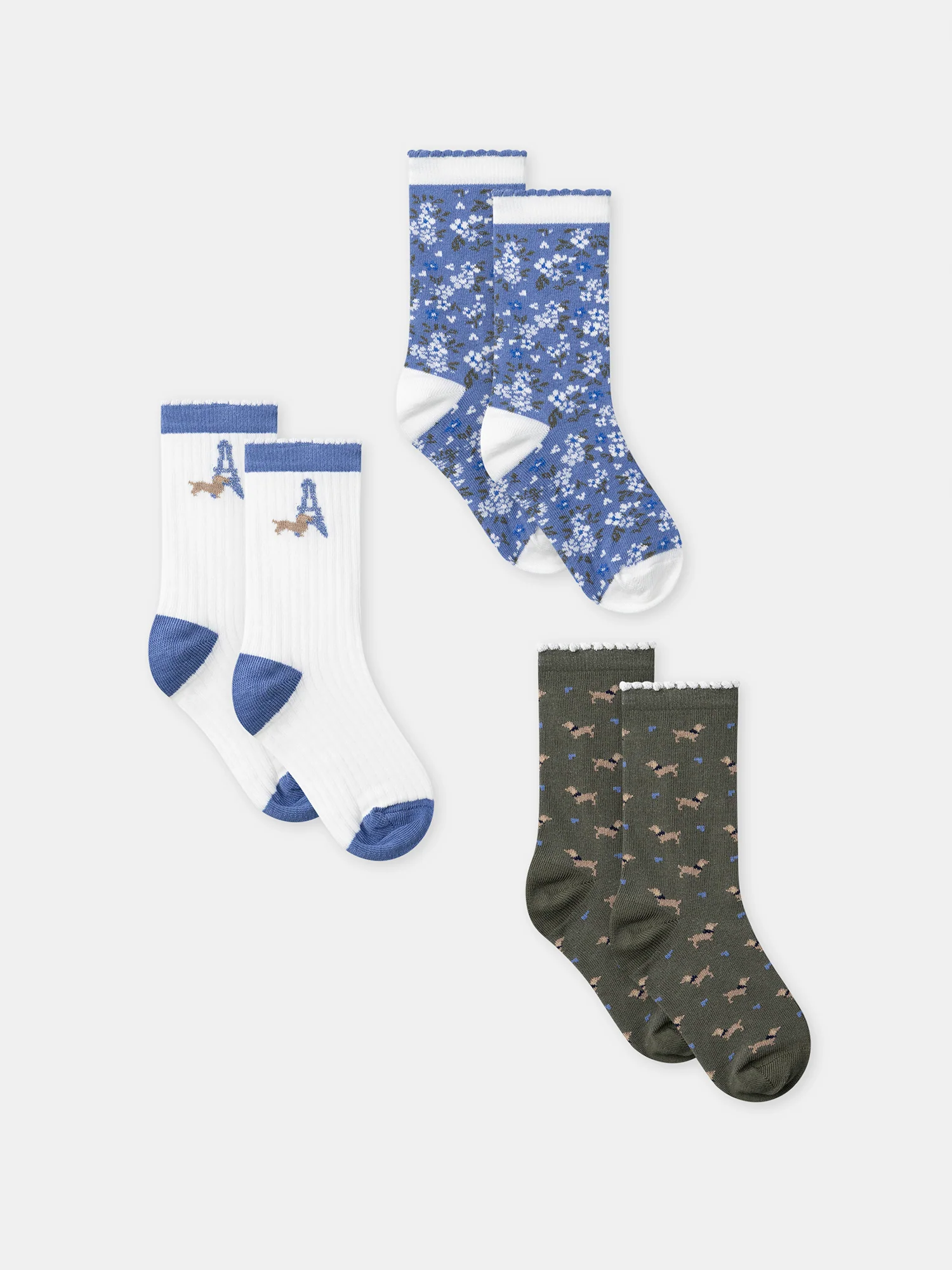 Lot de 3 paires de chaussettes imprimés Fille - Image 4