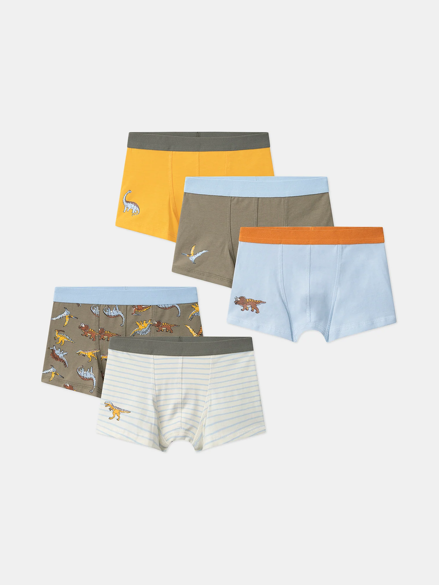 Lot de 5 boxers Dino  en jersey