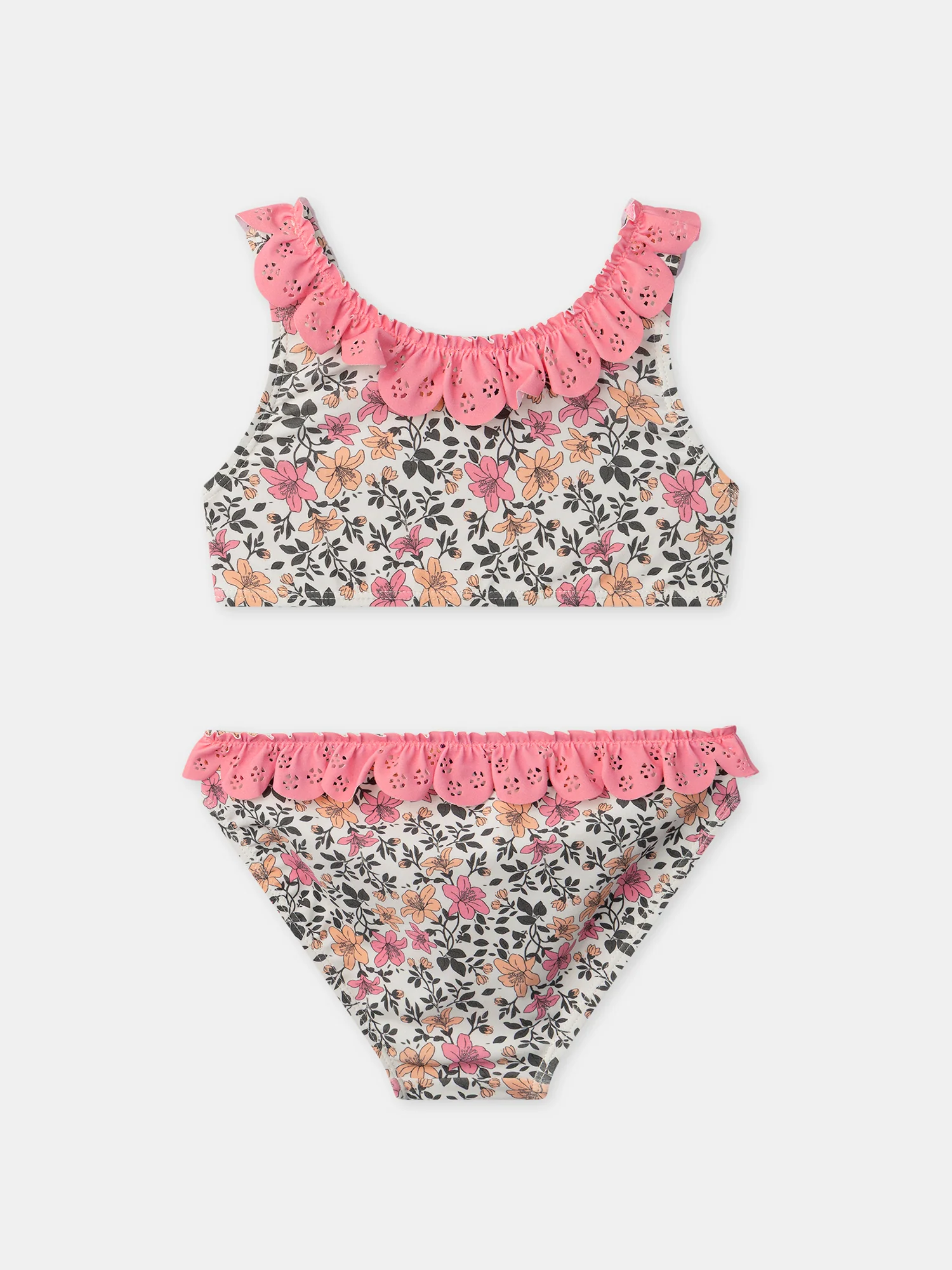 Maillot de bain deux pièces imprimé fleuri Fille - Image 6