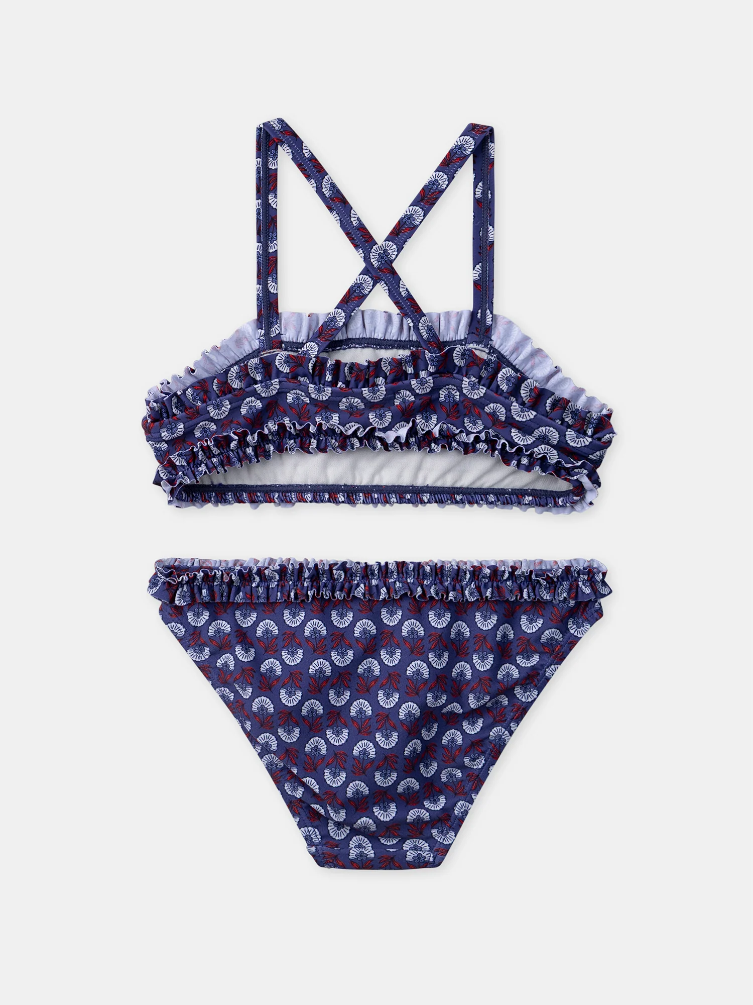 Maillot de bain deux pièces imprimé fleurs - Image 4