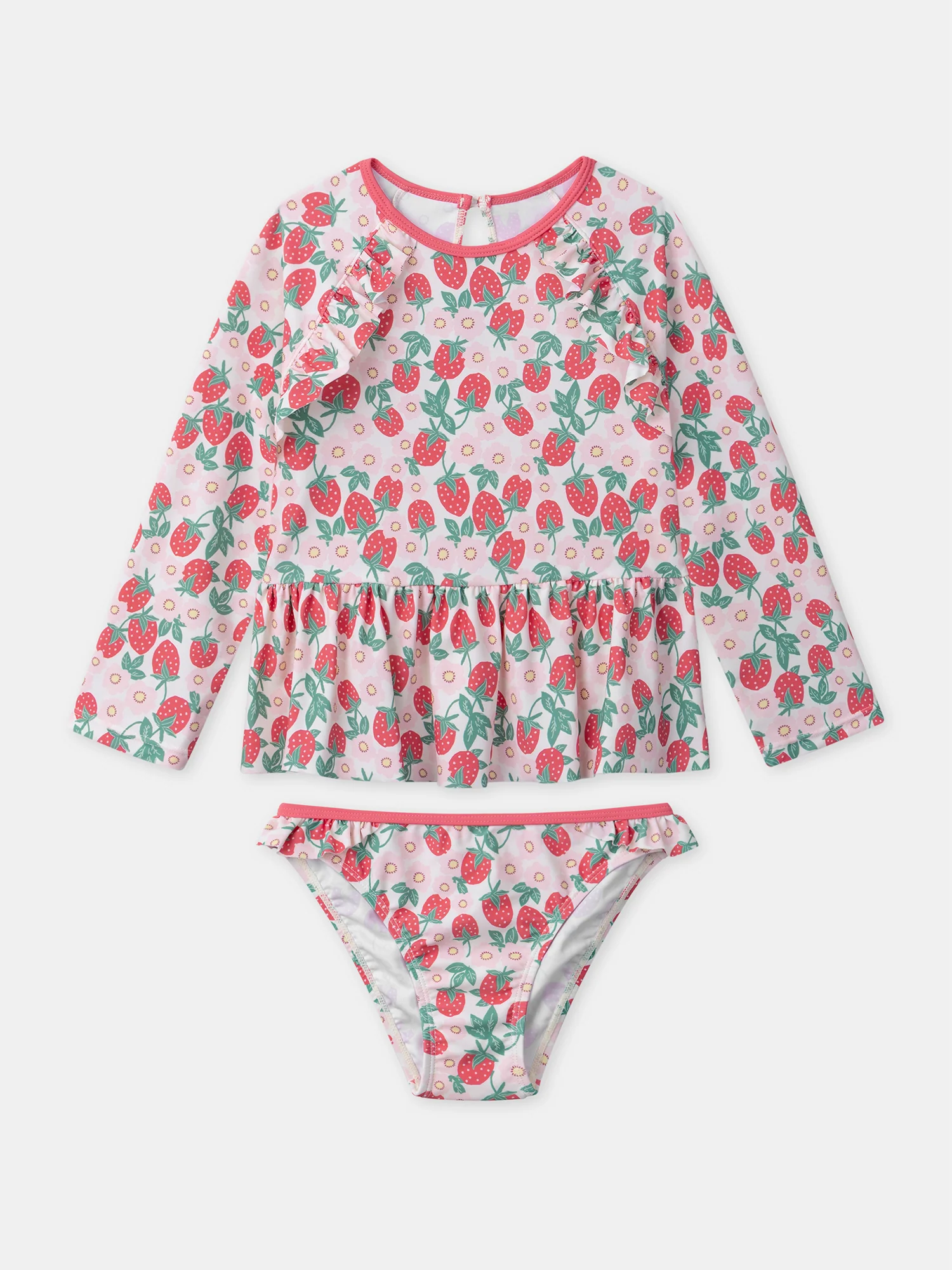 Maillot de bain deux pièces UPF 50+ imprimé
