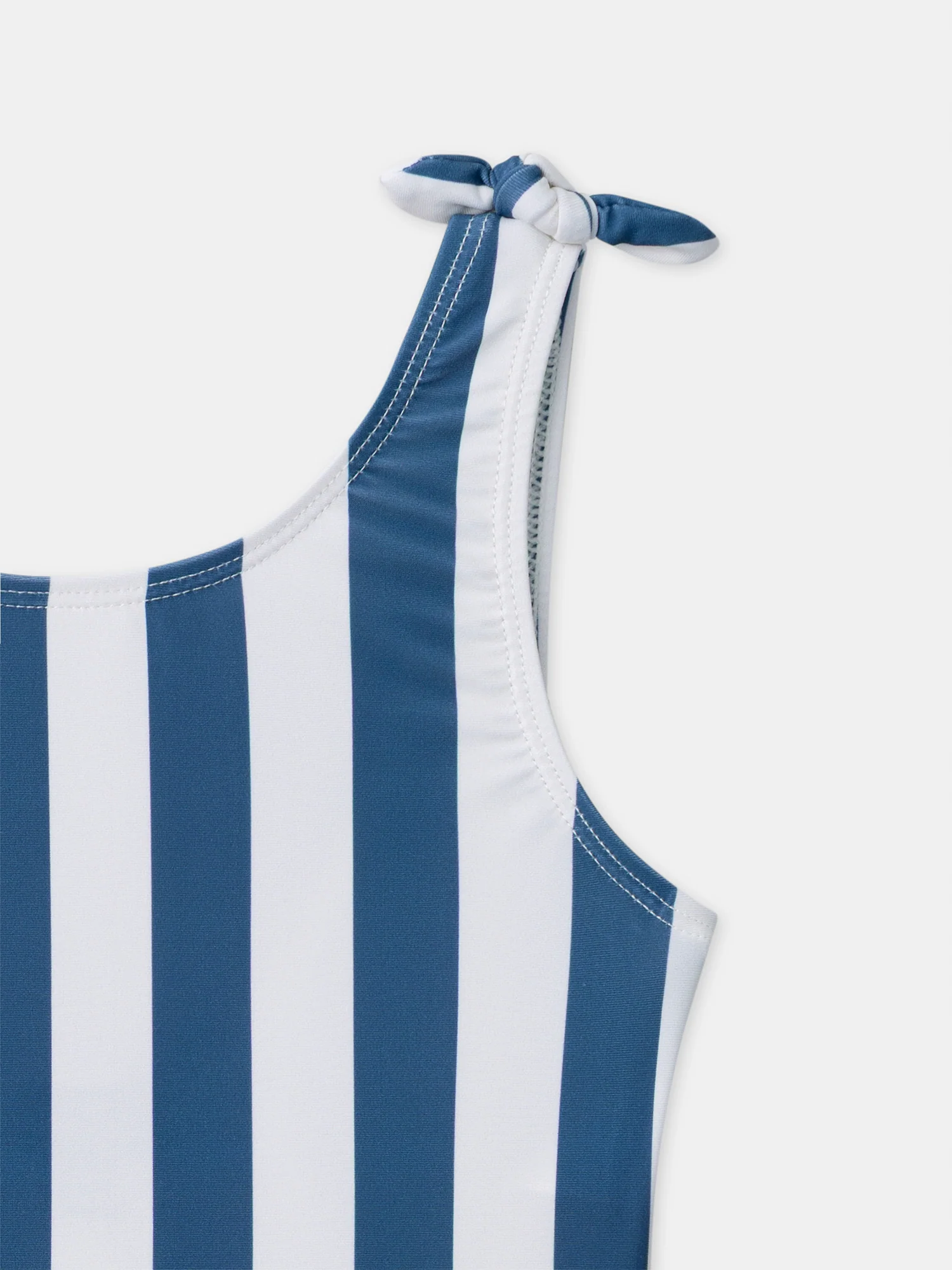 Maillot de bain une pièce à rayures bleues Fille - Image 6