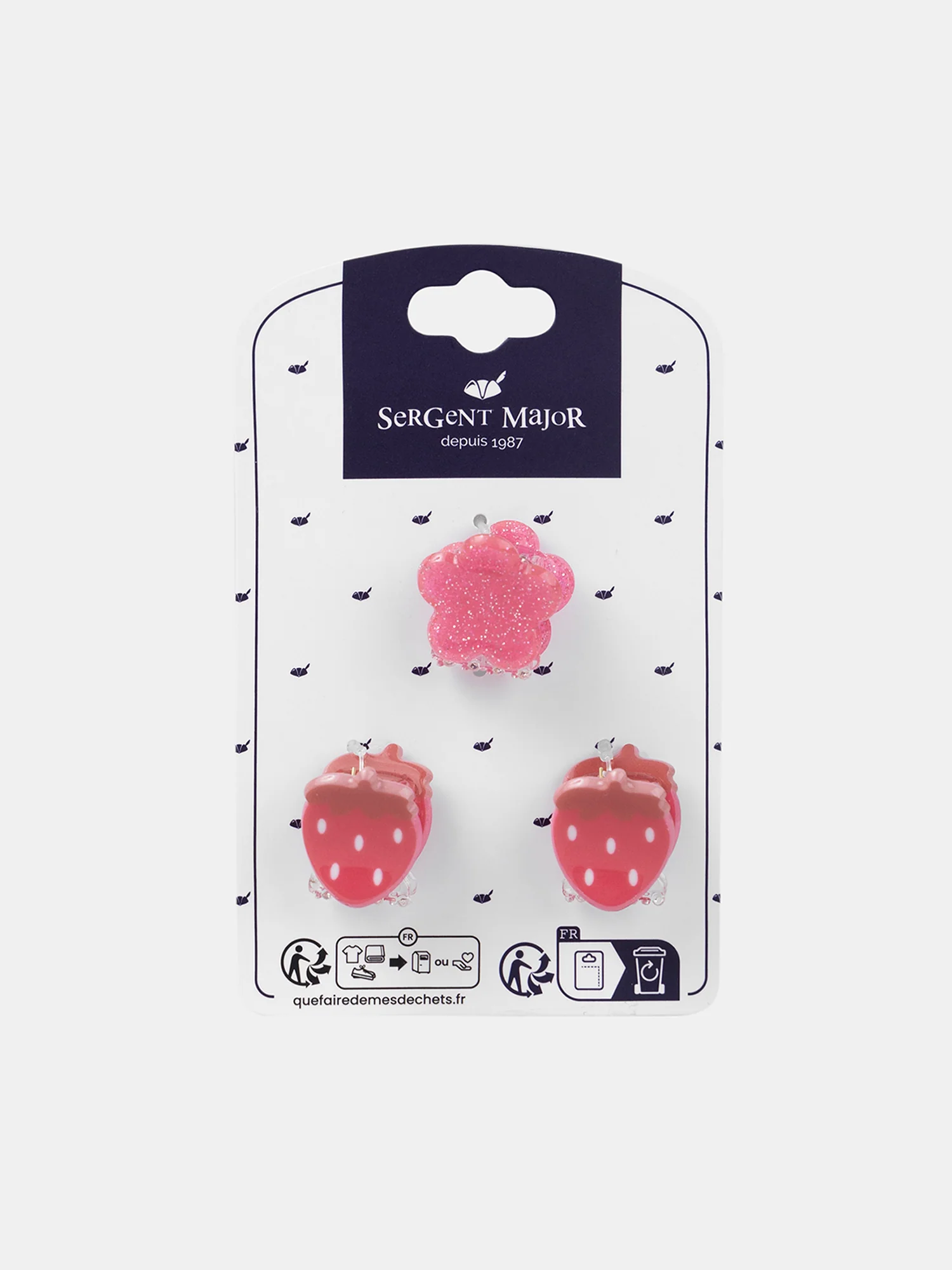 Mini pinces fraises et fleur - Image 4