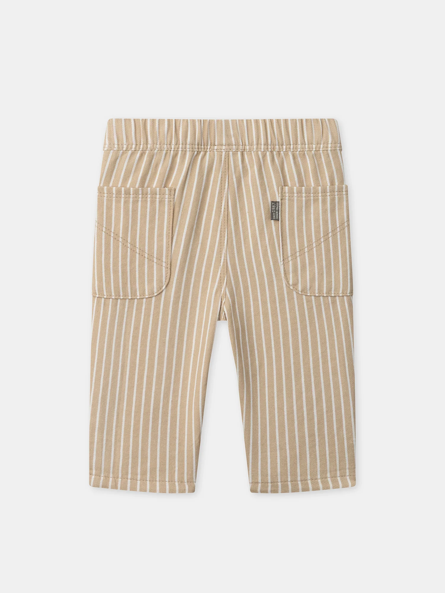 Pantalon à rayures et retroussables Bébé Garçon - Image 8