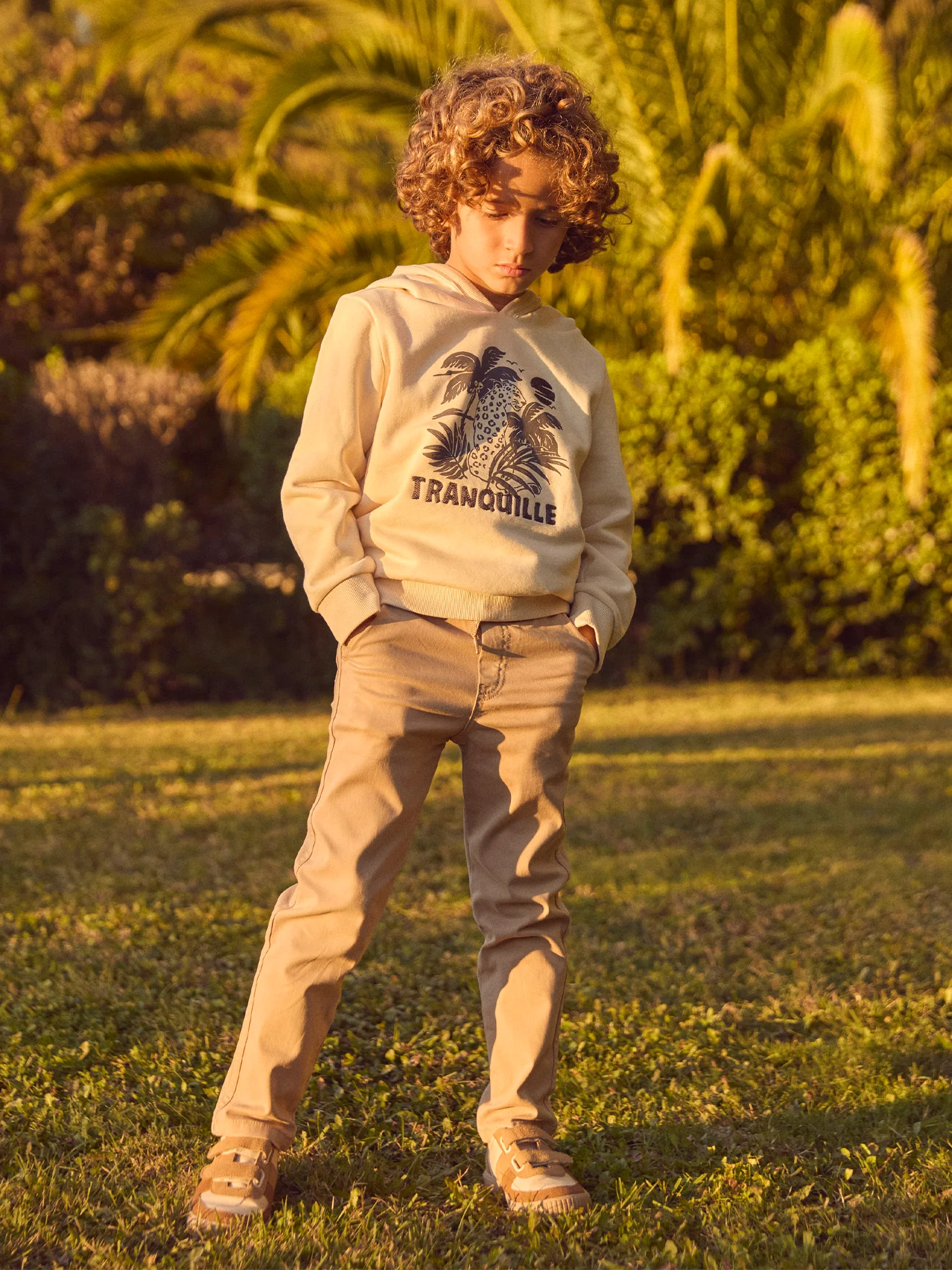 Pantalon beige Garçon - Image 4