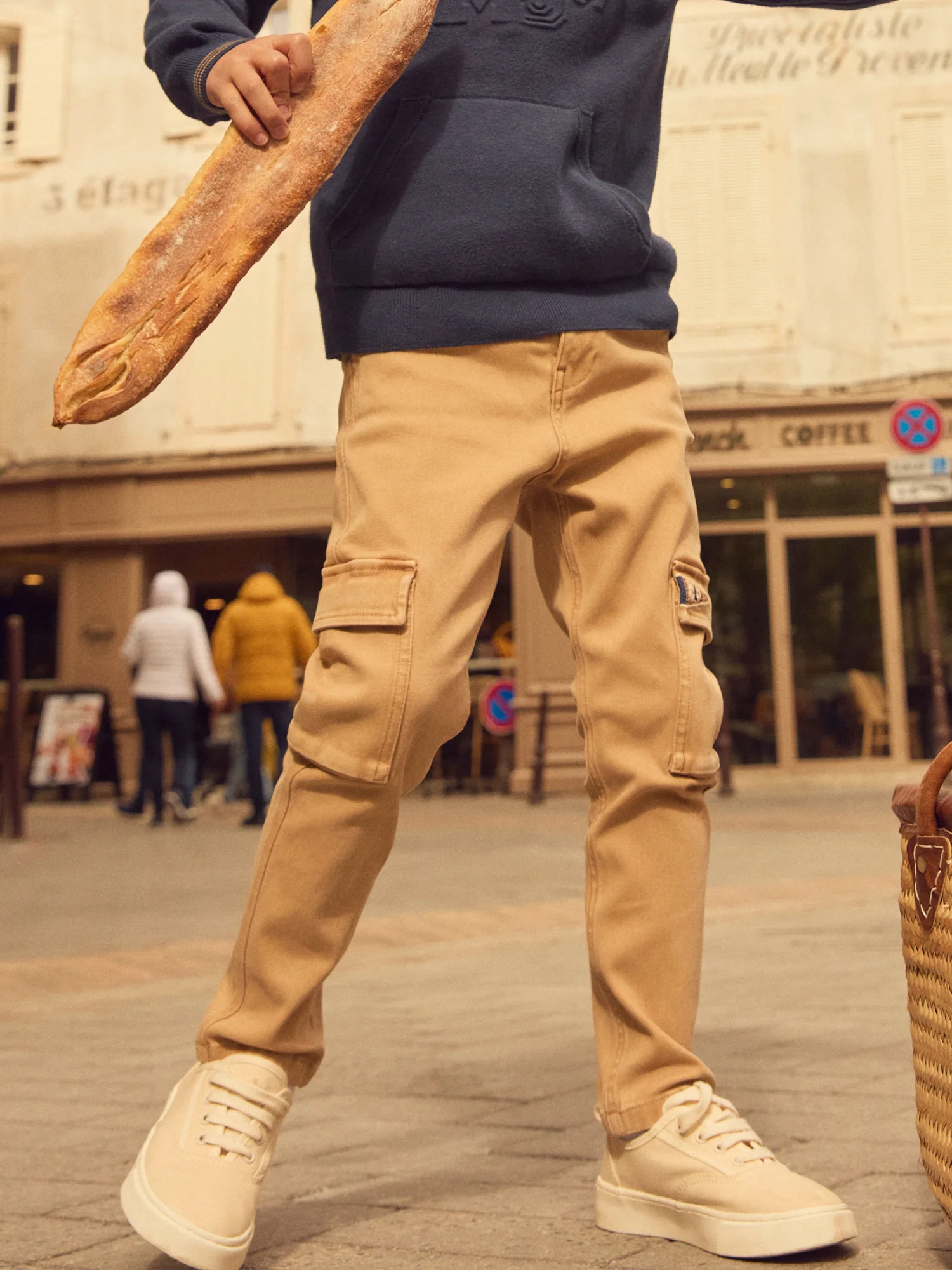 Pantalon Beige Chiné - Image 2