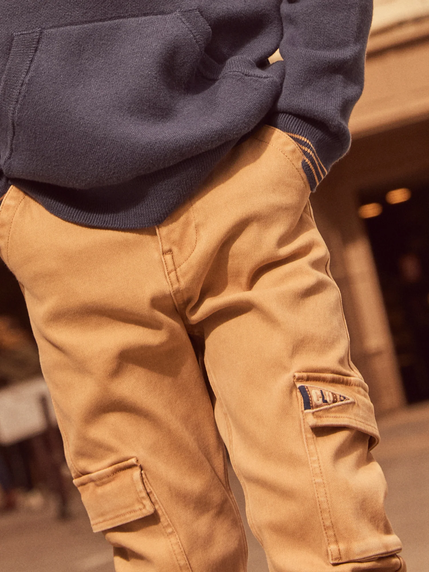 Pantalon Beige Chiné - Image 3