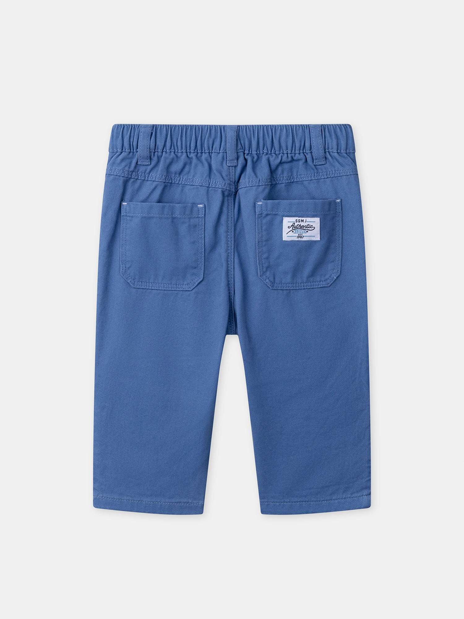 Pantalon bleu retroussable Bébé Garçon - Image 6