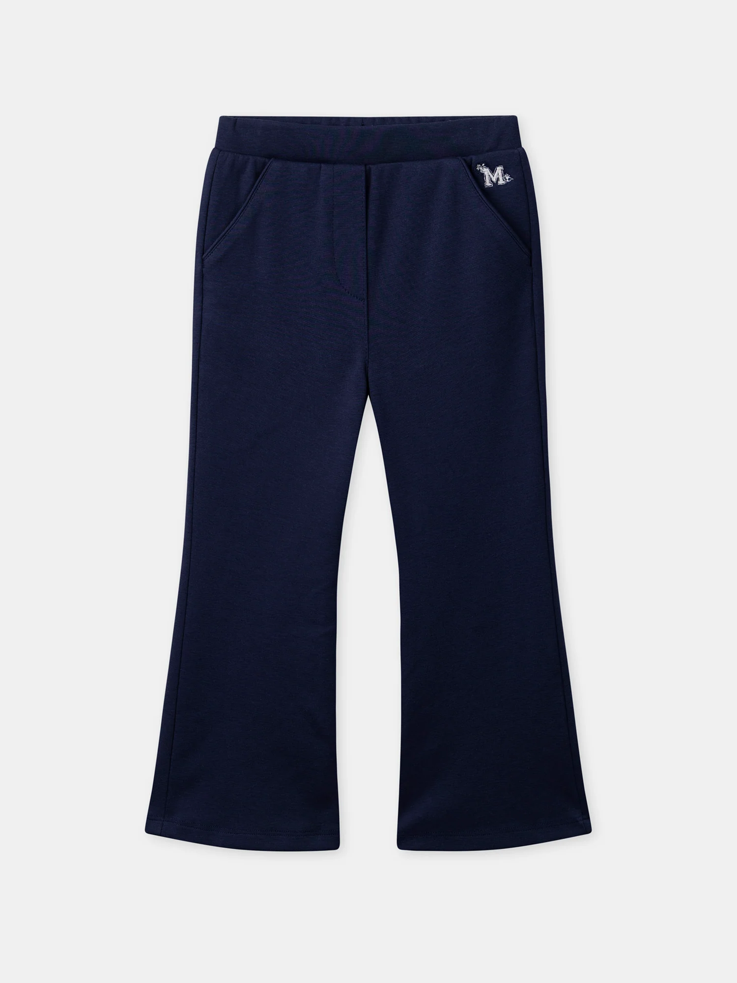 Pantalon flare bleu foncé Fille