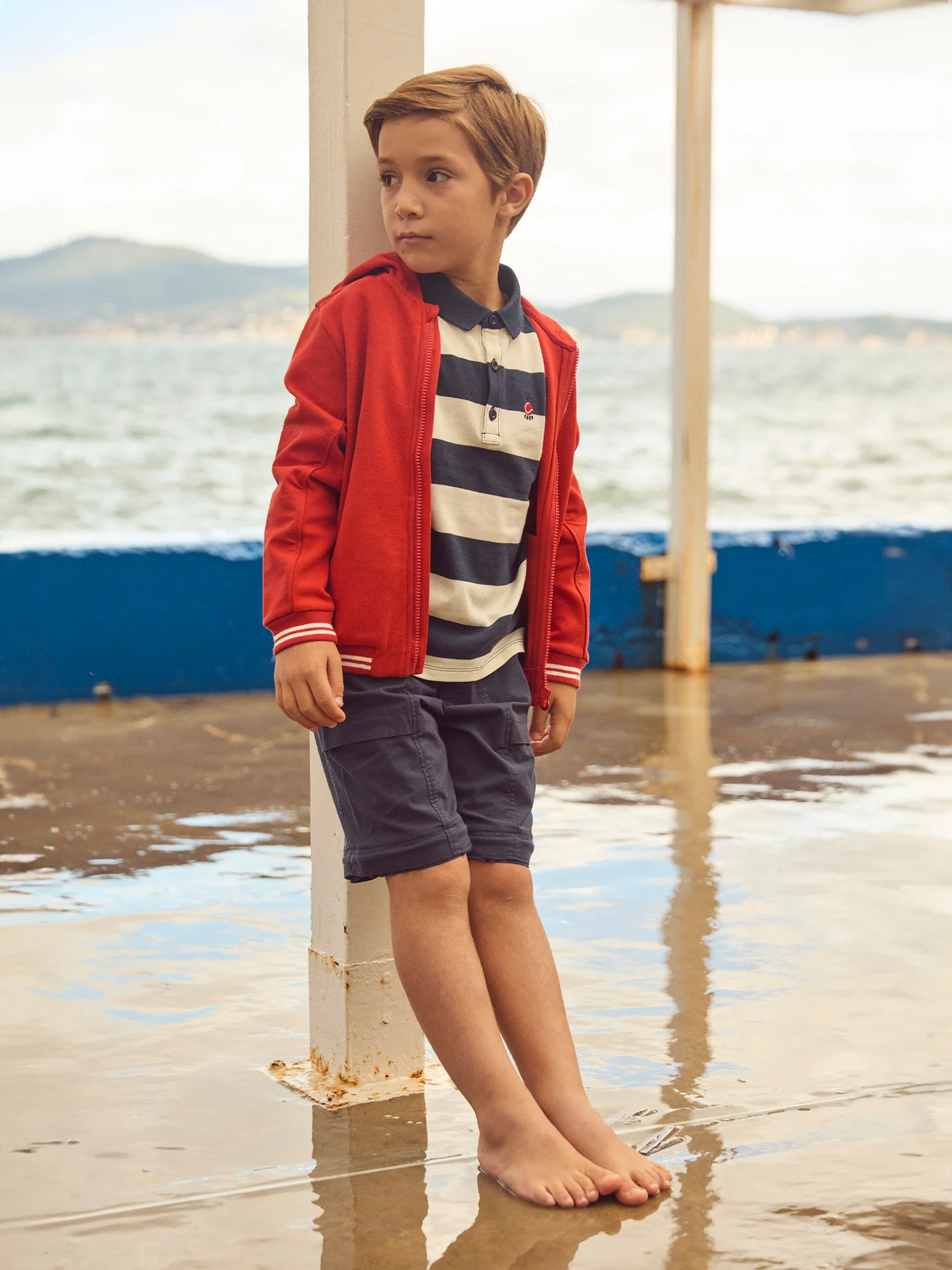 Pantalon dézippable bleu marine Garçon - Image 5