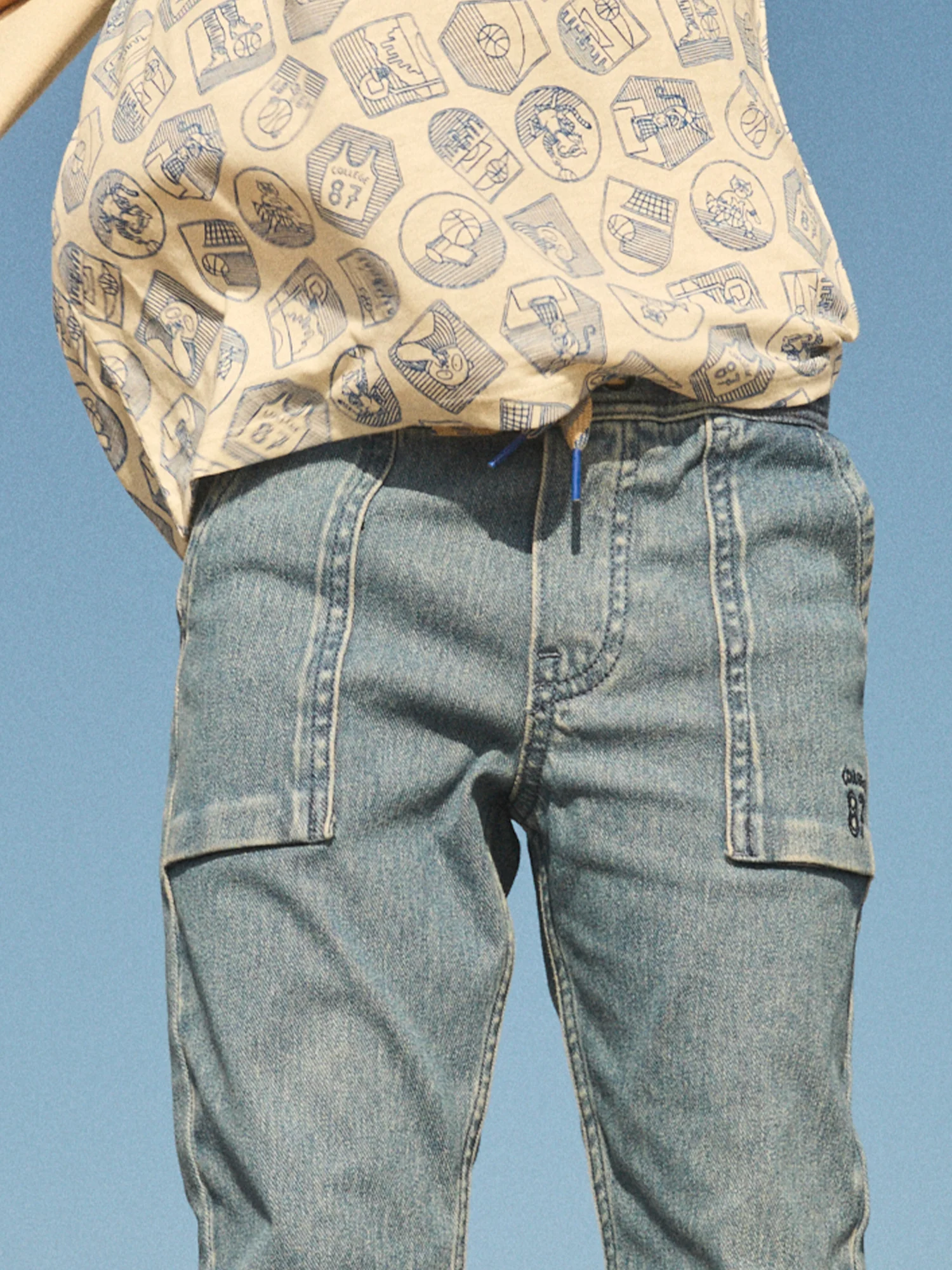 Pantalon confortable en denim - Image 3