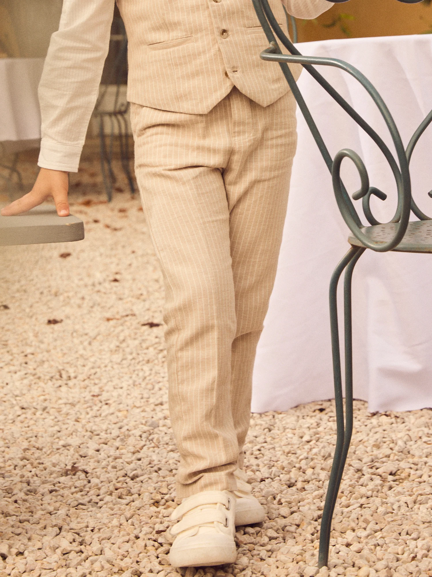 Pantalon de costume beige - Image 2
