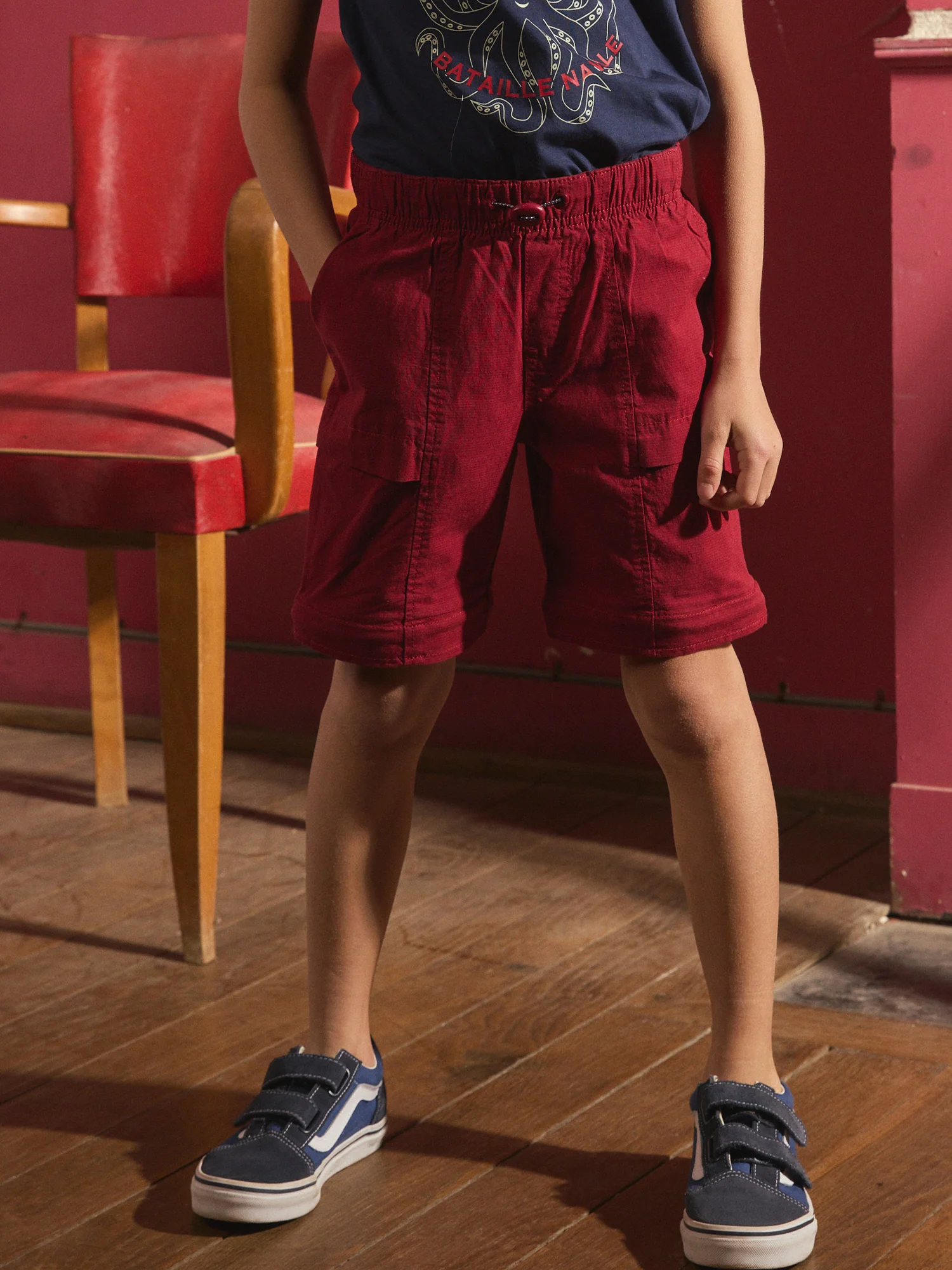 Pantalon Dézipable rouge - Image 2