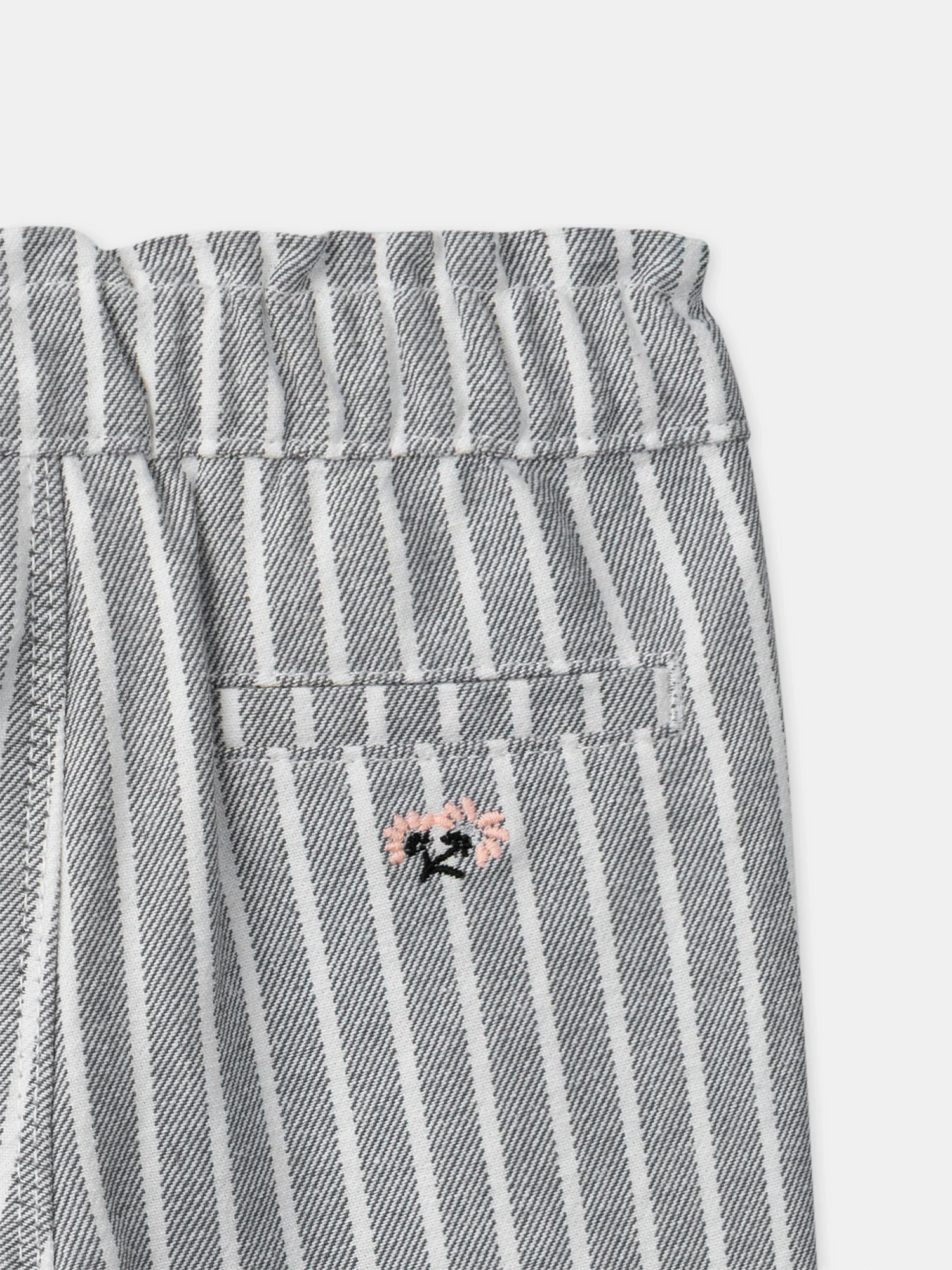 Pantalon à rayures grises Bébé Fille - Image 7