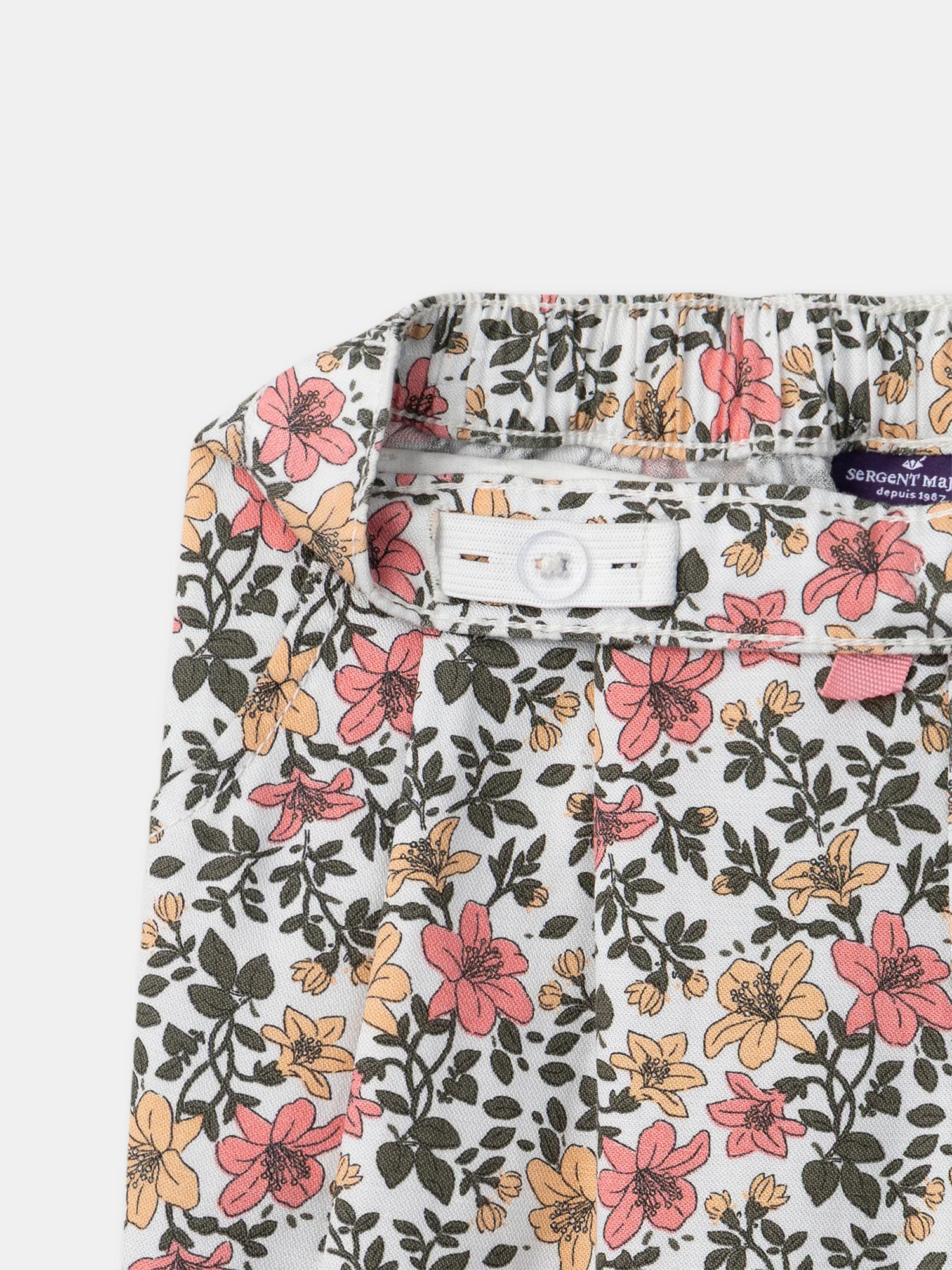 Pantalon imprimé fleuri Fille - Image 4