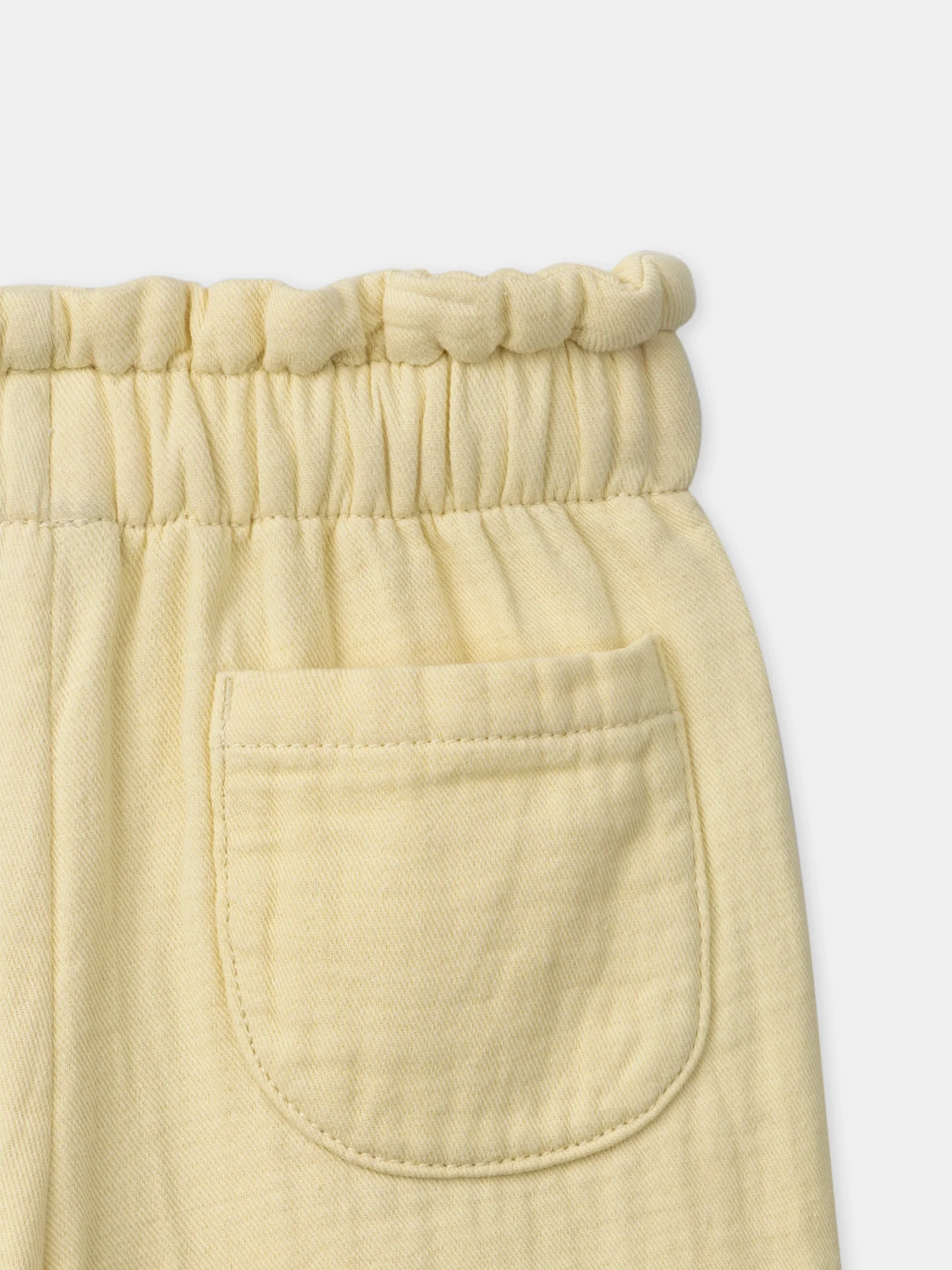 Pantalon jaune brodé - Image 6