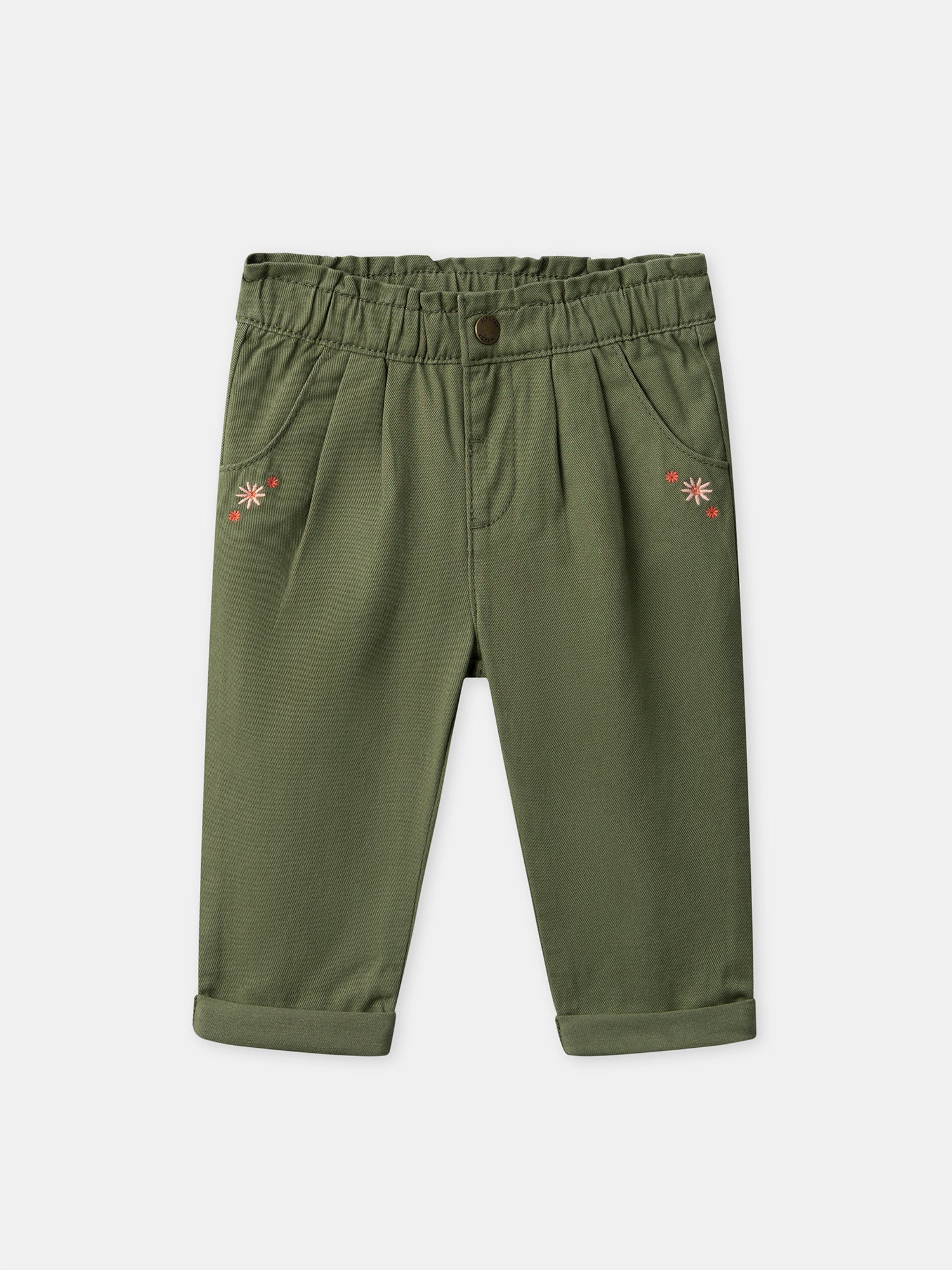 Pantalon kaki Bébé Fille