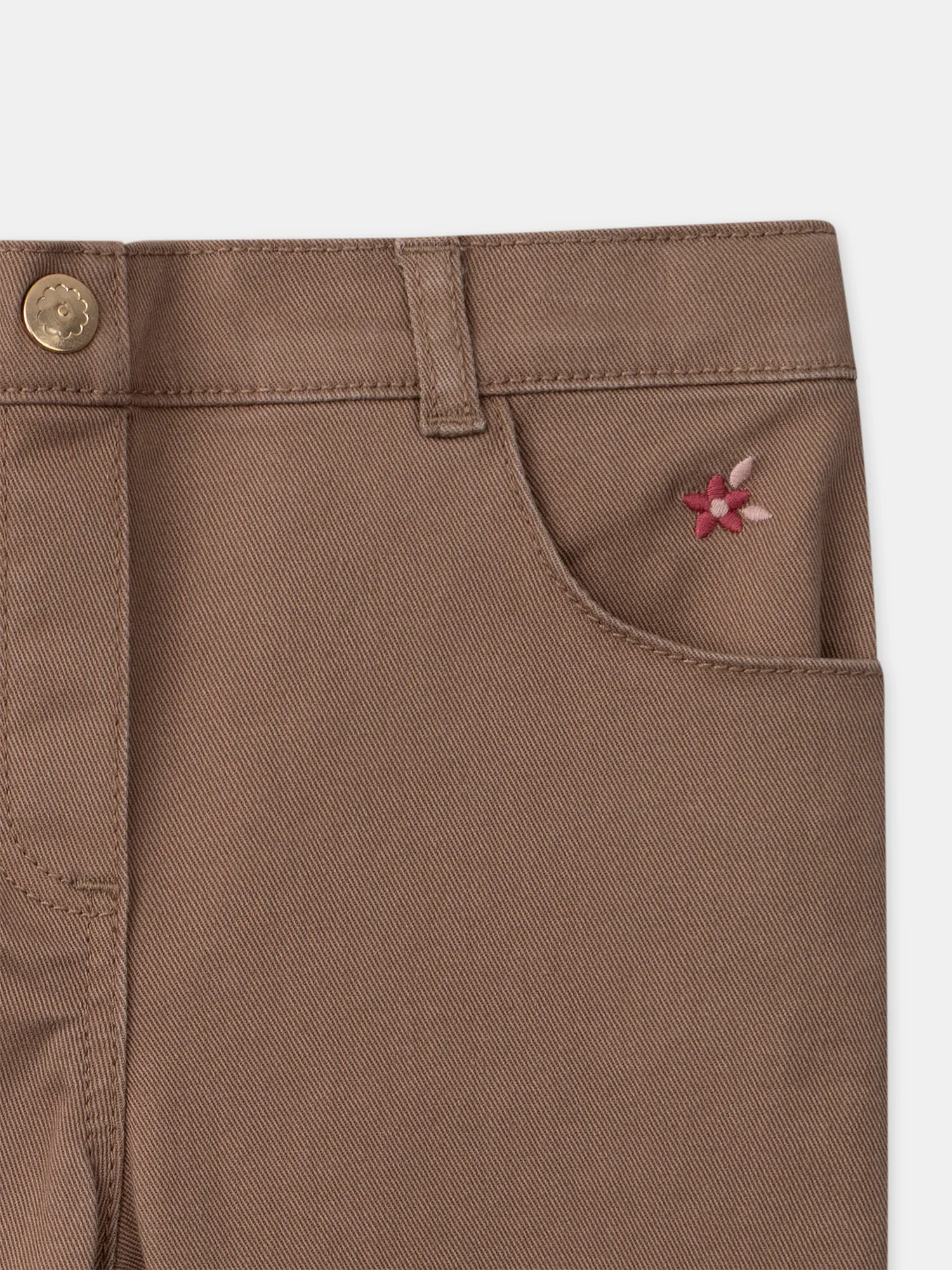 Jean slim marron Fille - Image 2