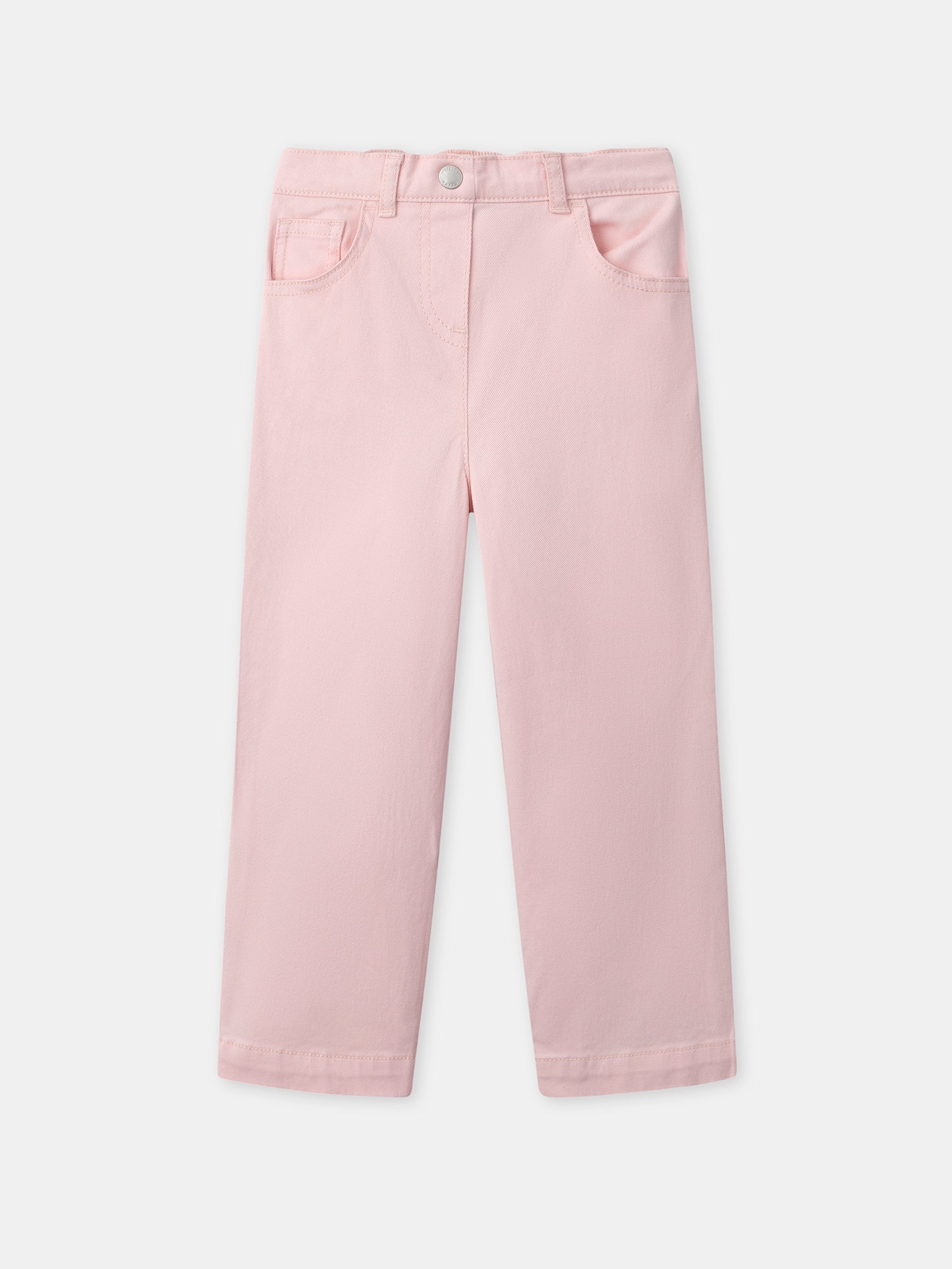Pantalon wide leg rose Fille