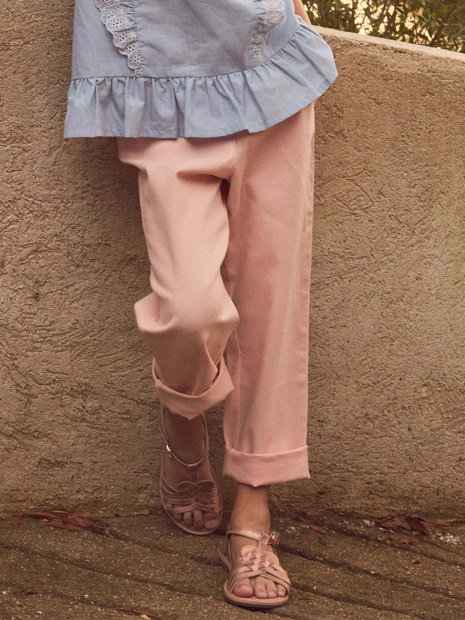 Pantalon rose Fille - Image 2