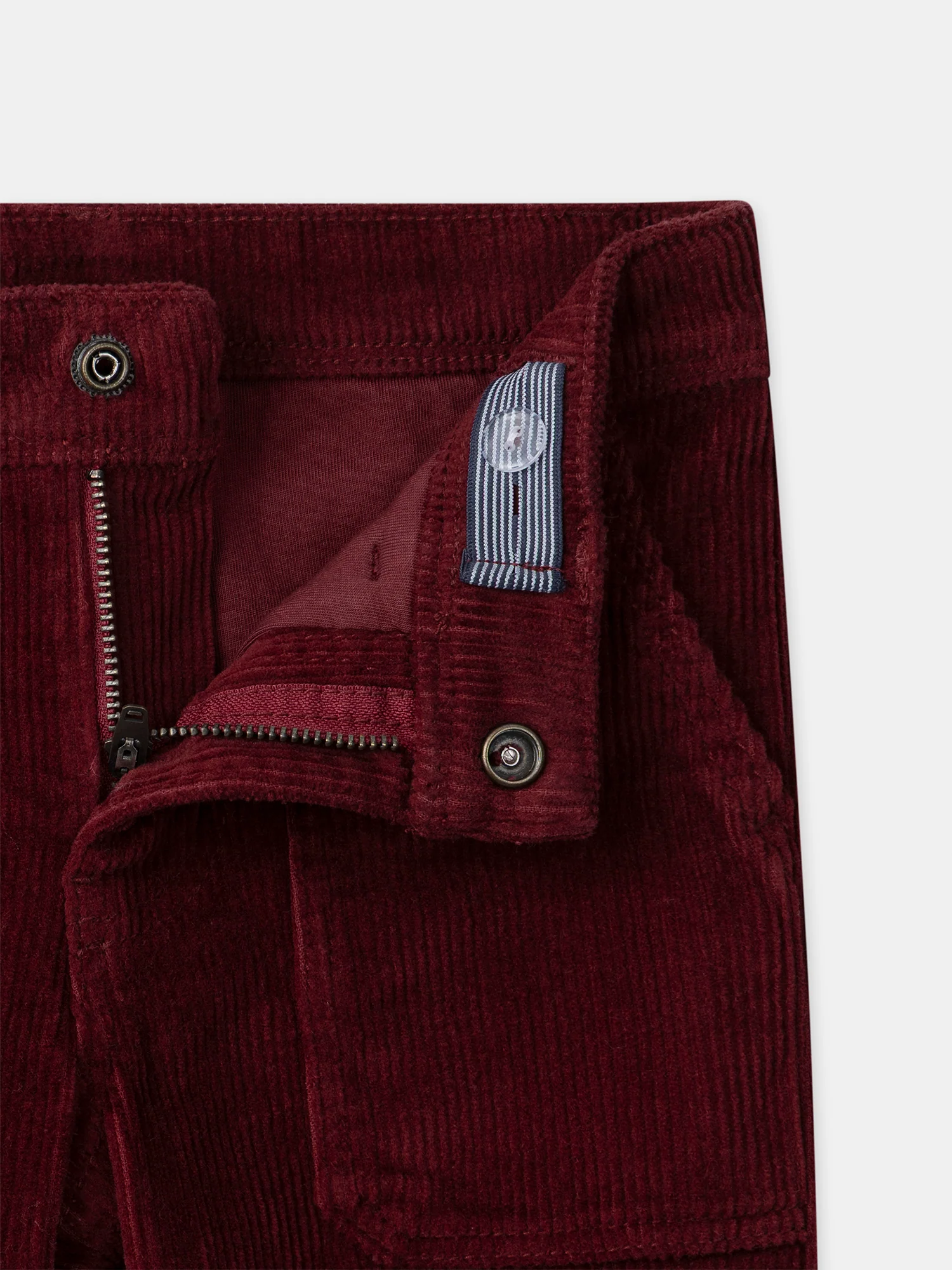 Pantalon bordeaux en velours Garçon - Image 3