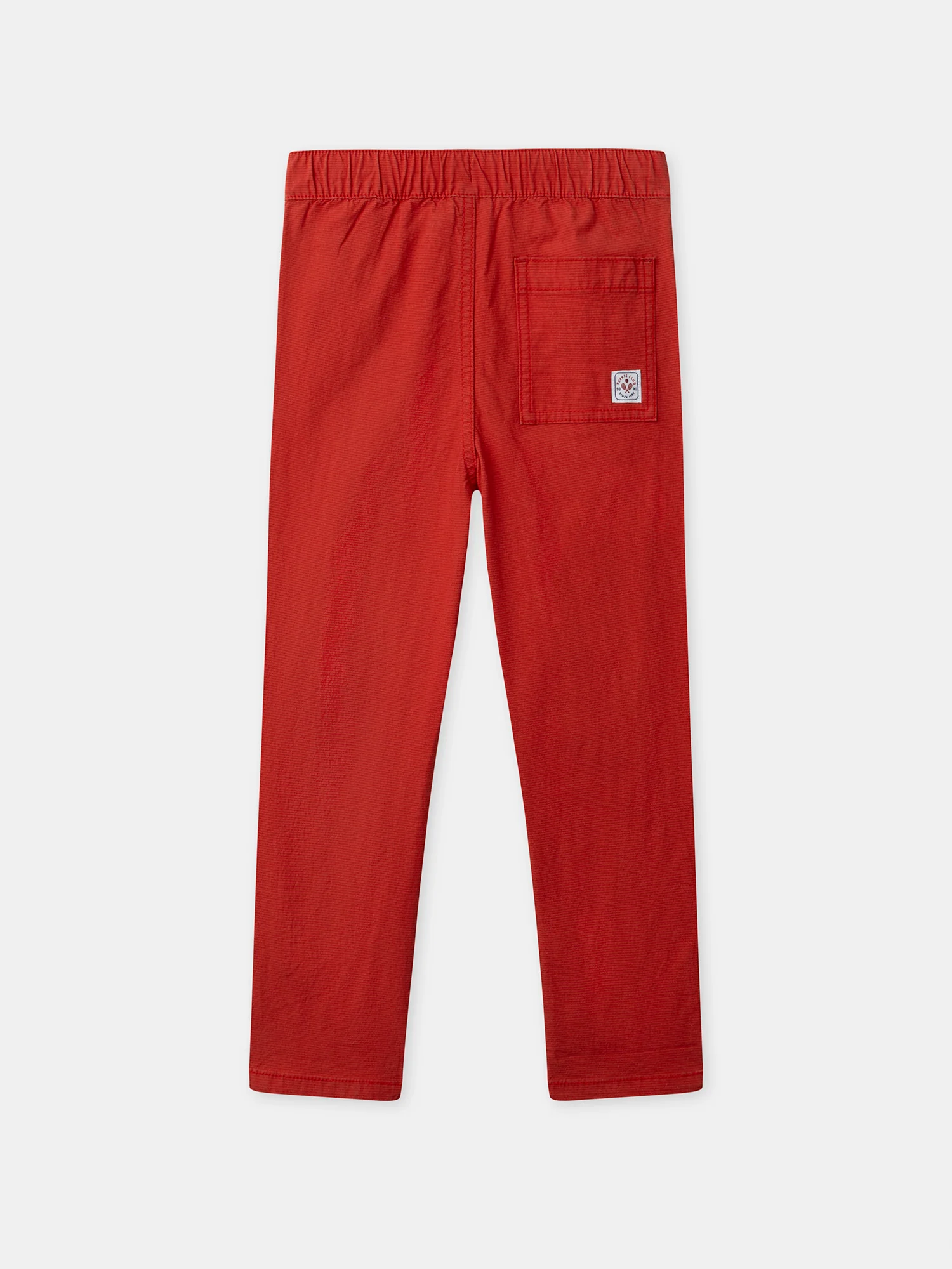 Pantalon rouge retroussable Garçon - Image 9