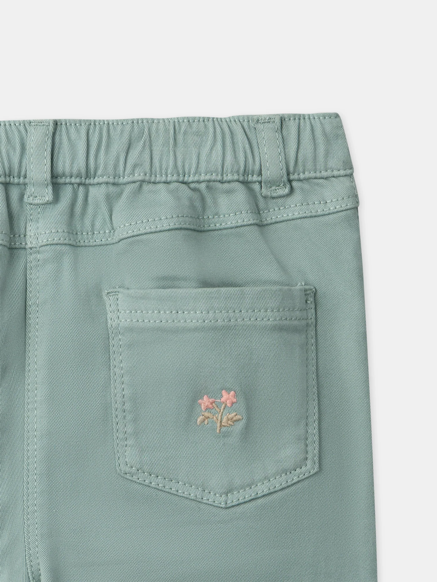 Pantalon vert amande Fille - Image 3