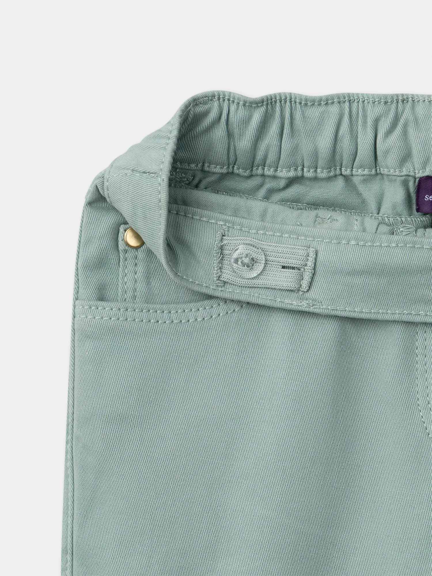 Pantalon vert amande Fille - Image 4