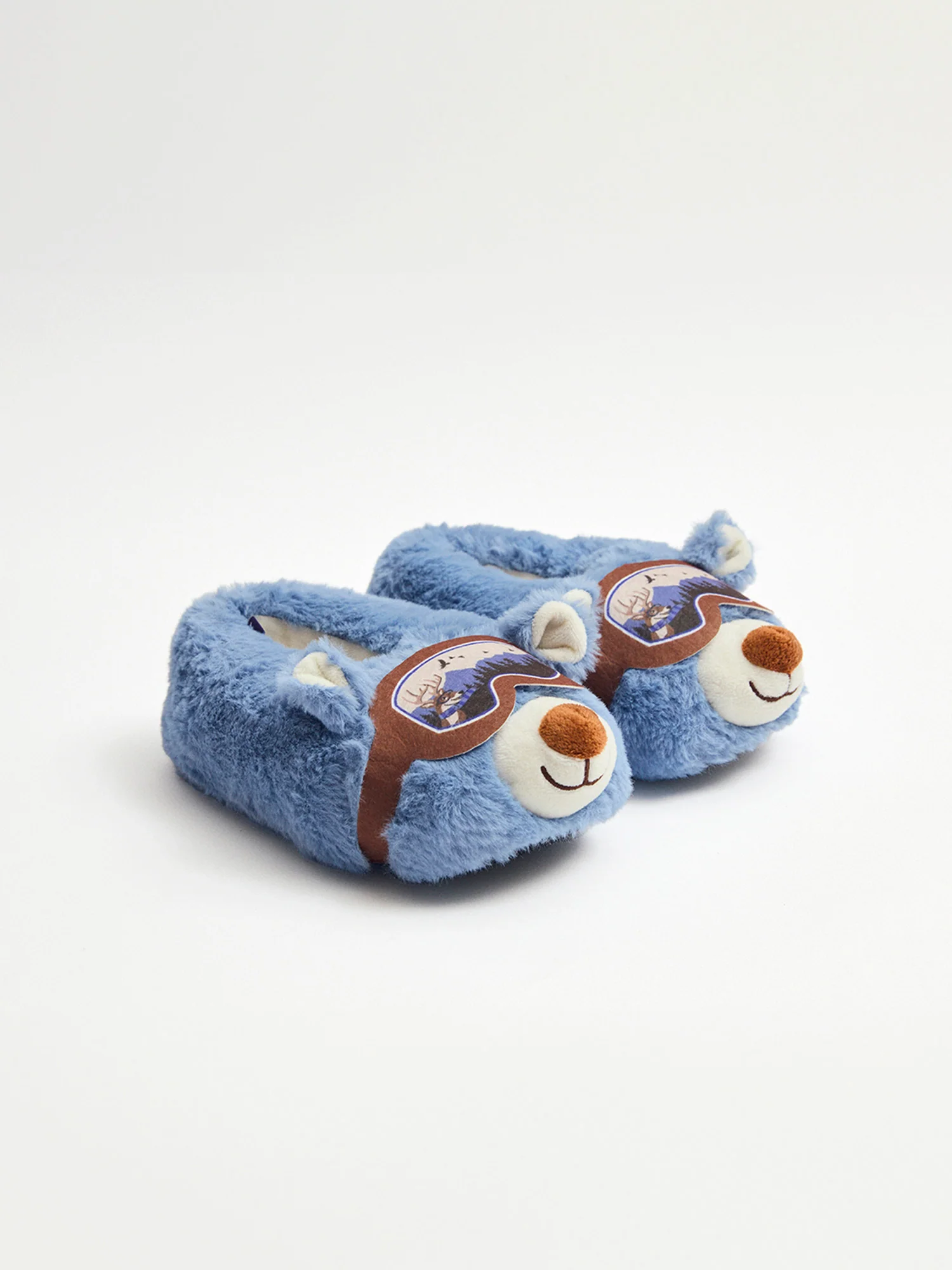 Pantoufle 3D Bleue