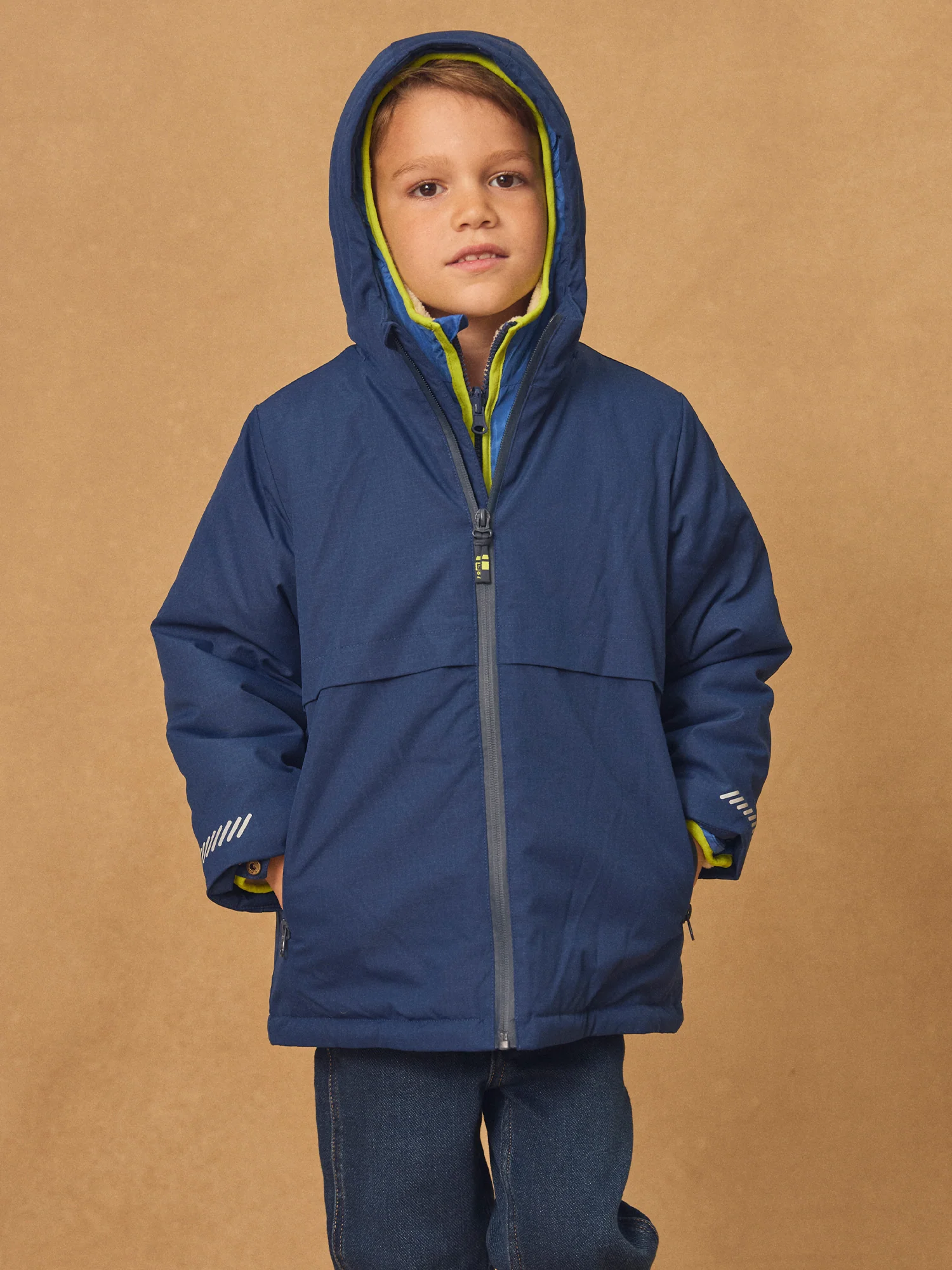 Parka 3 en 1 bleu roi Garçon - Image 6