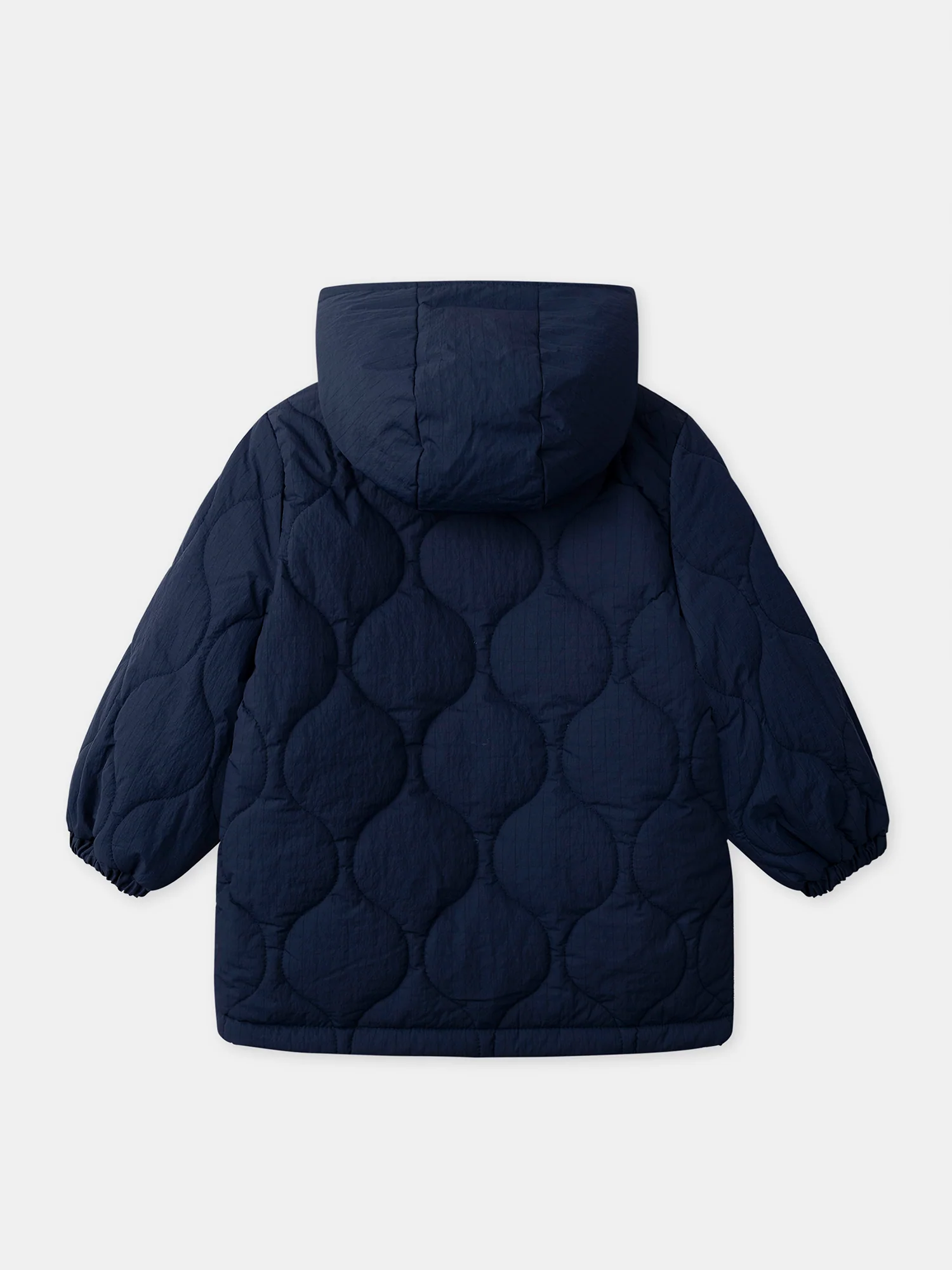 Parka bleu marine matelassée Fille - Image 6