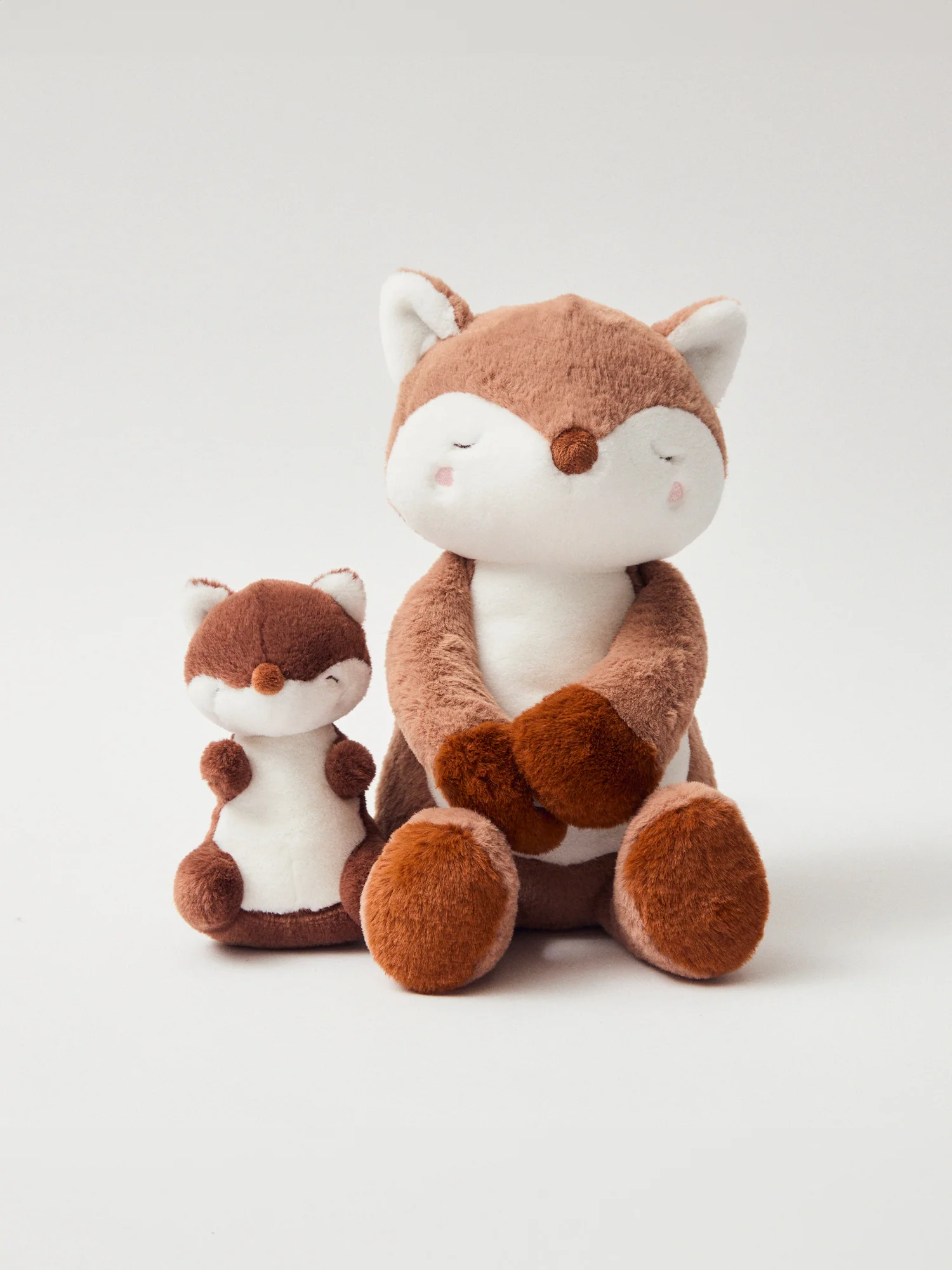 Peluche renard et son bébé - Image 3