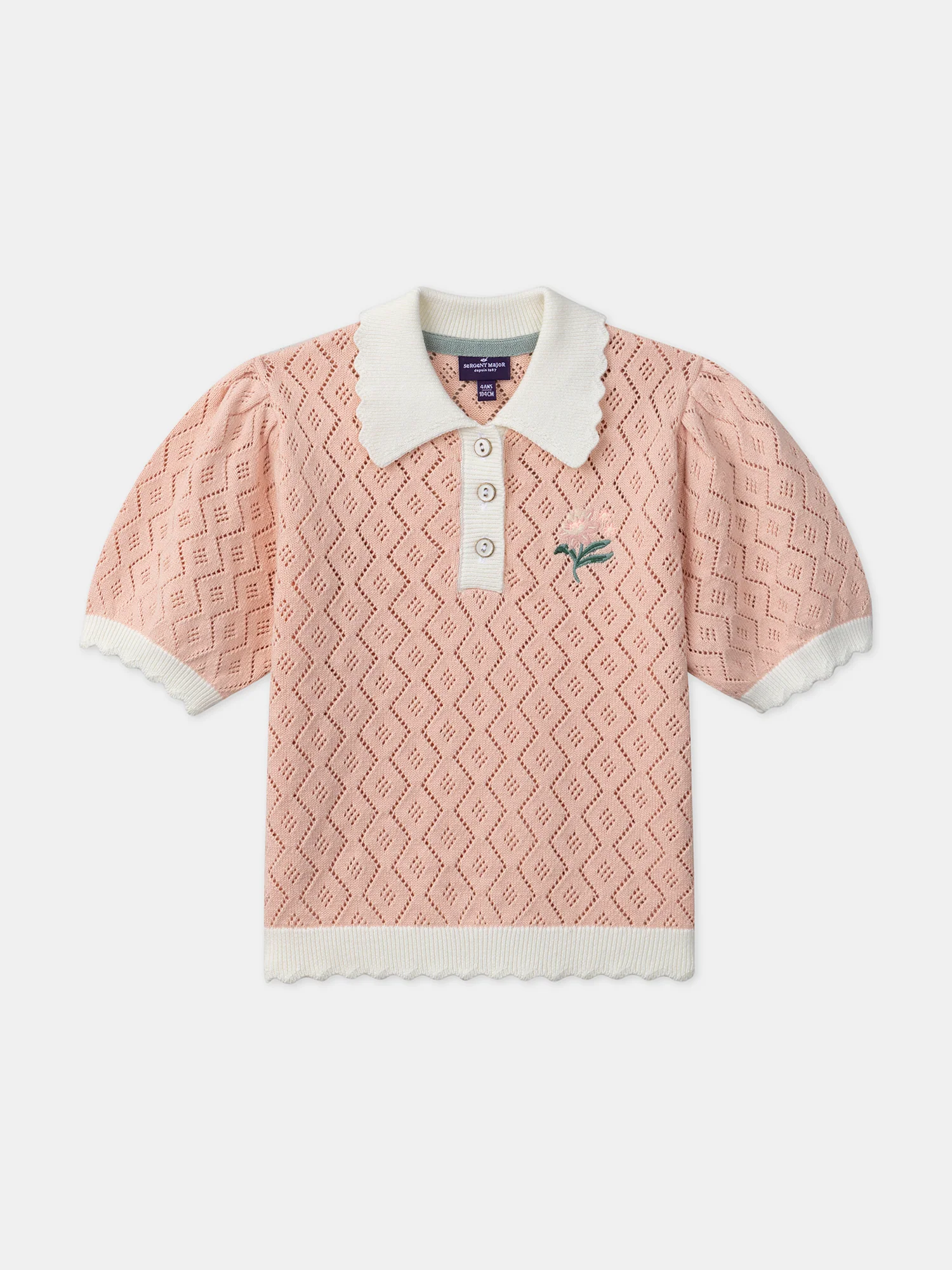 Polo Ă manches bouffantes