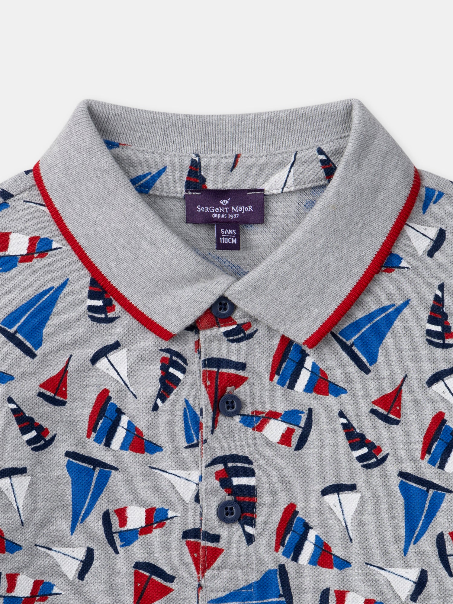 Polo avec motifs voiliers - Image 2