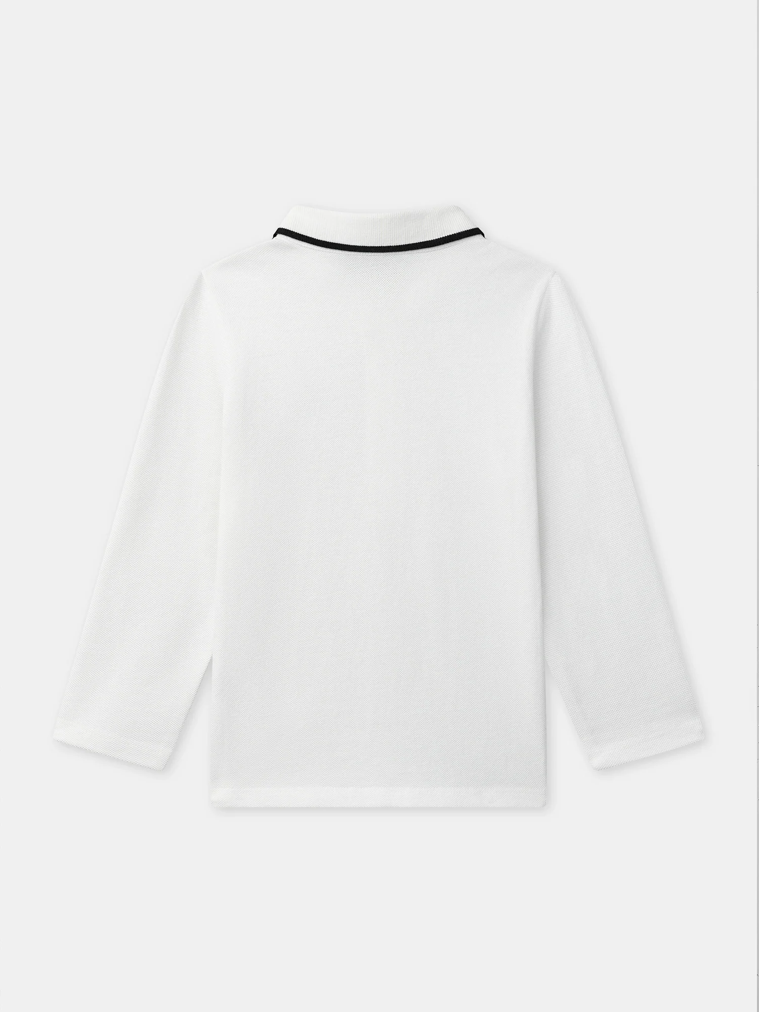 Polo Noël blanc Garçon - Image 3