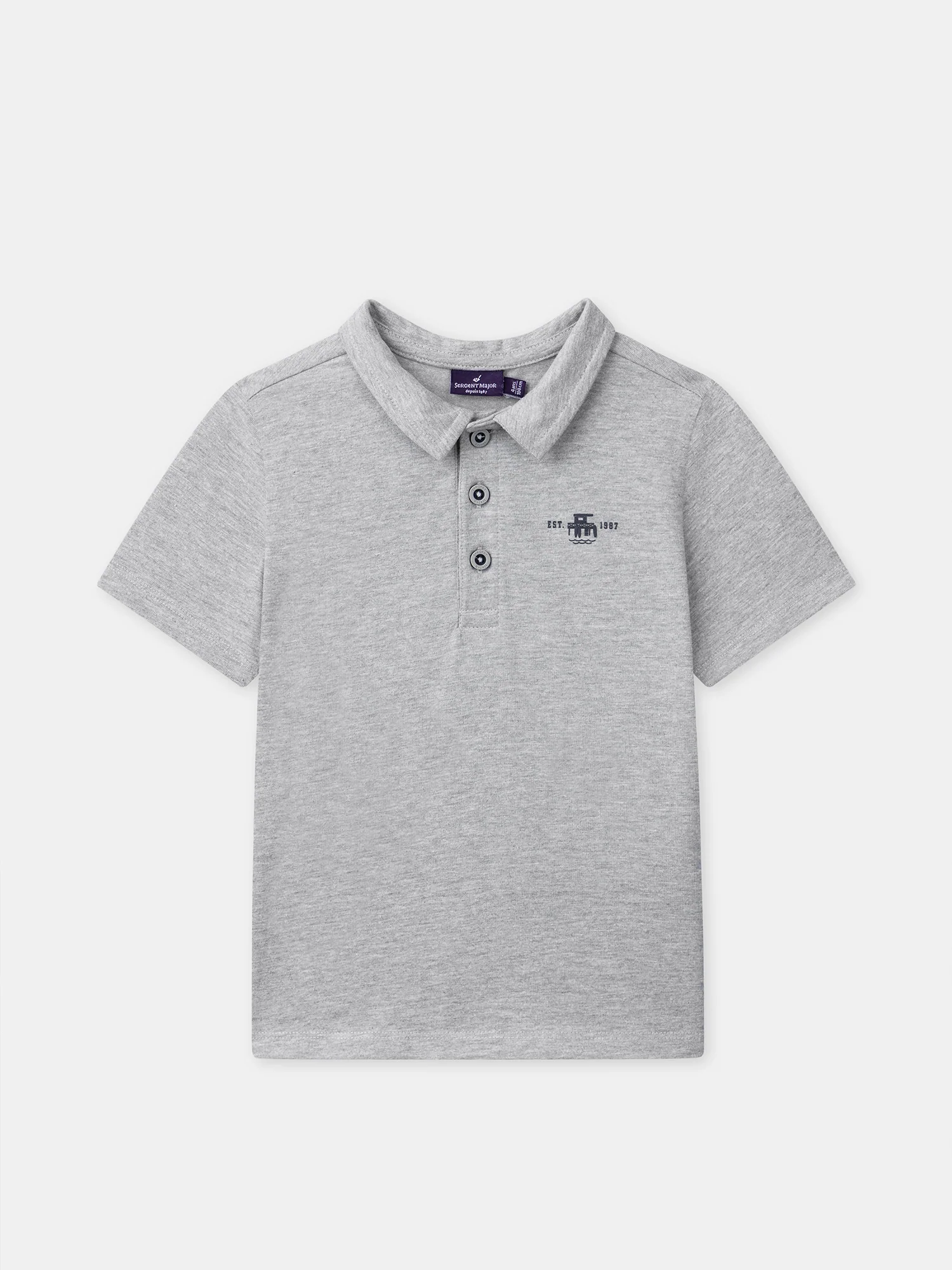 Polo gris Garçon