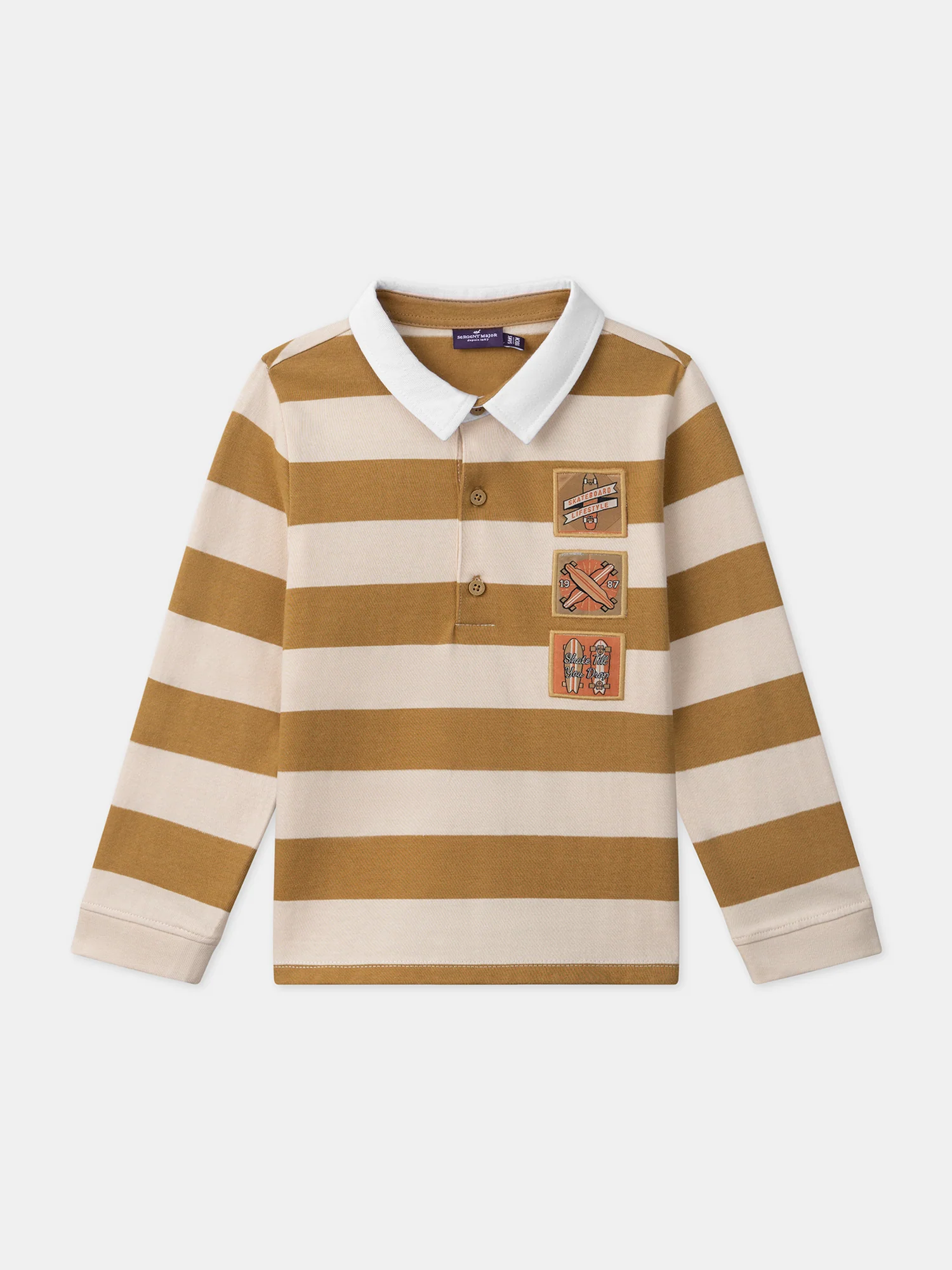 Polo Rayé Skateboard