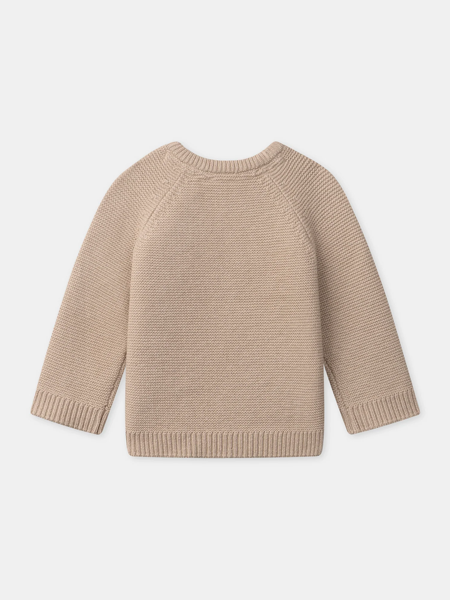 Pull beige à broderie ours Bébé Garçon - Image 3