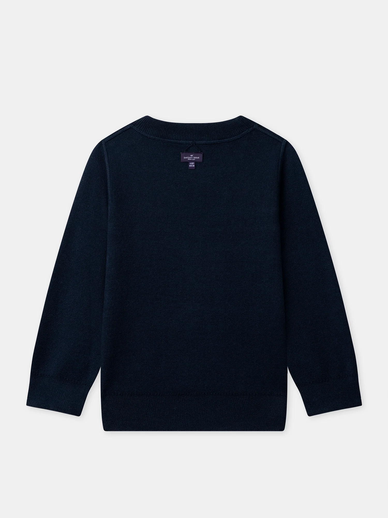 Pull réversible bleu marine uni ou à rayures blancs Garçon - Image 11