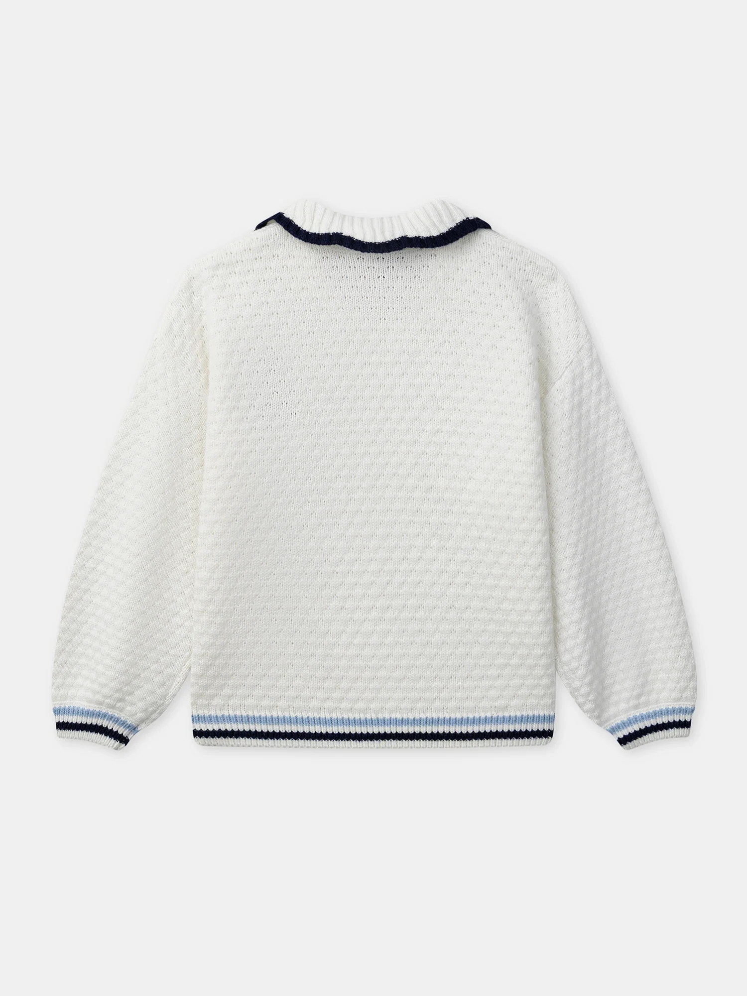 Pull écru en maille Fille - Image 6