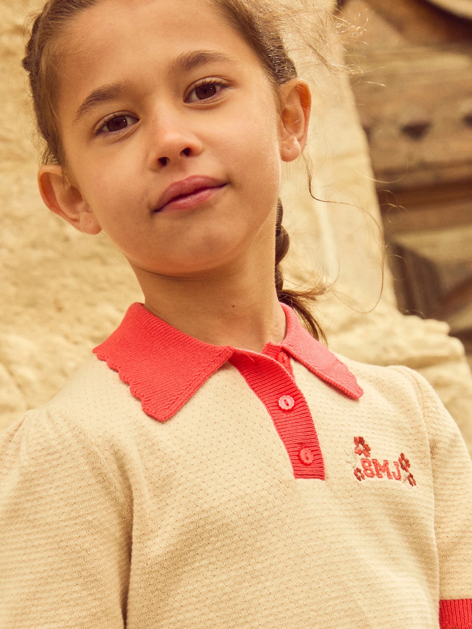 Pull Sans Manches Beige - Image 3