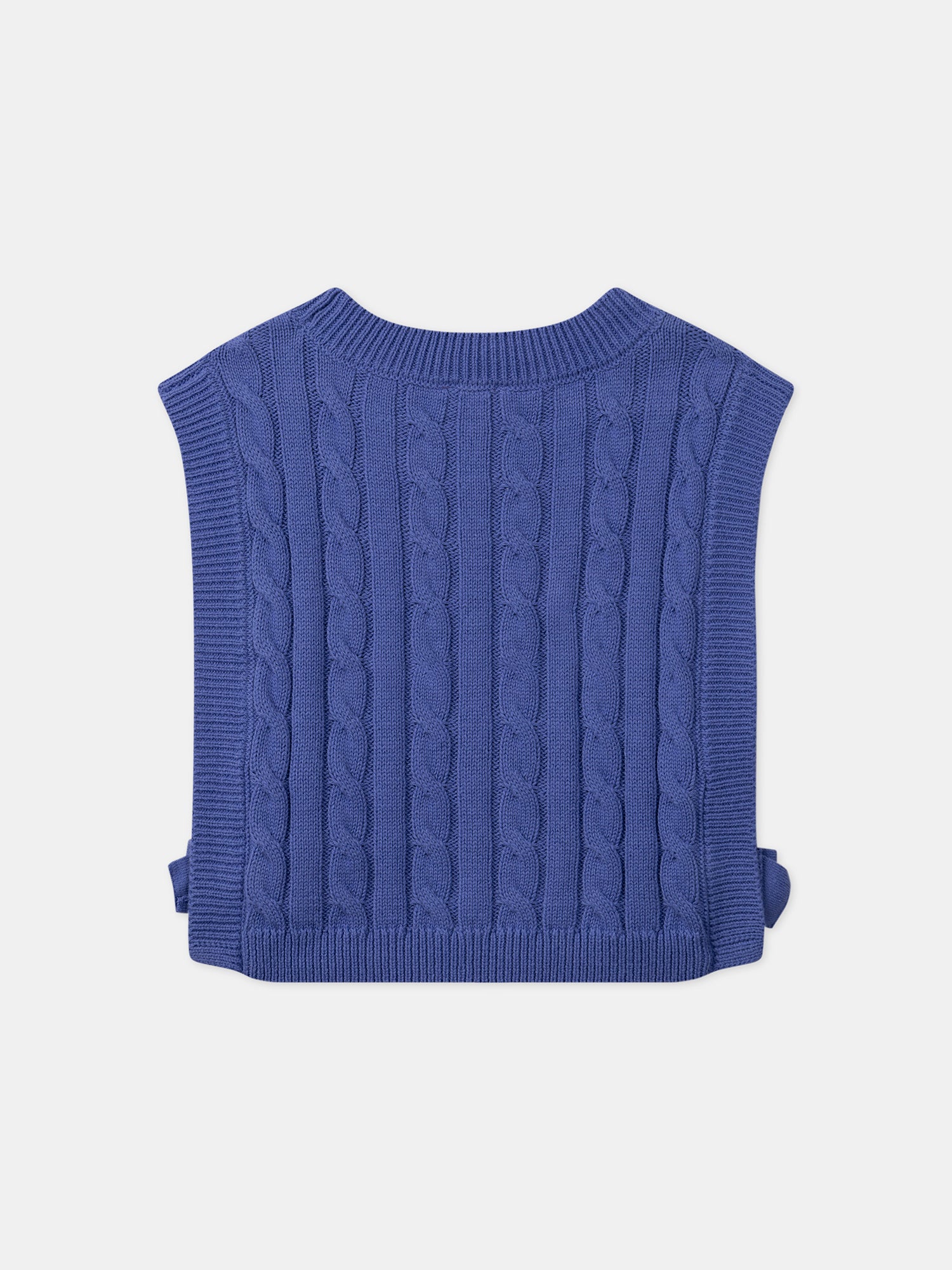 Pull torsadé sans manches - Image 4