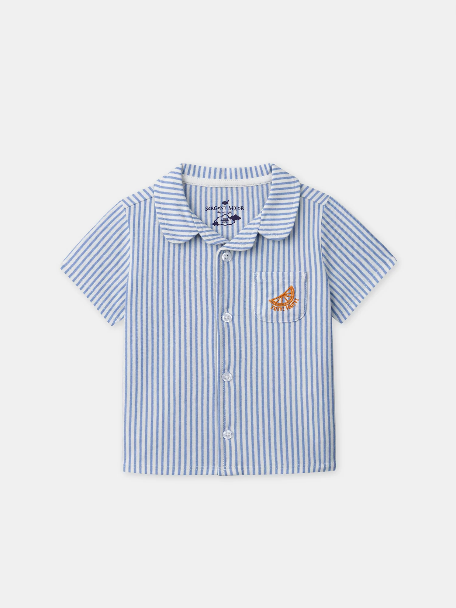 Pyjama à rayures bleu lavande Bébé Garçon - Image 6