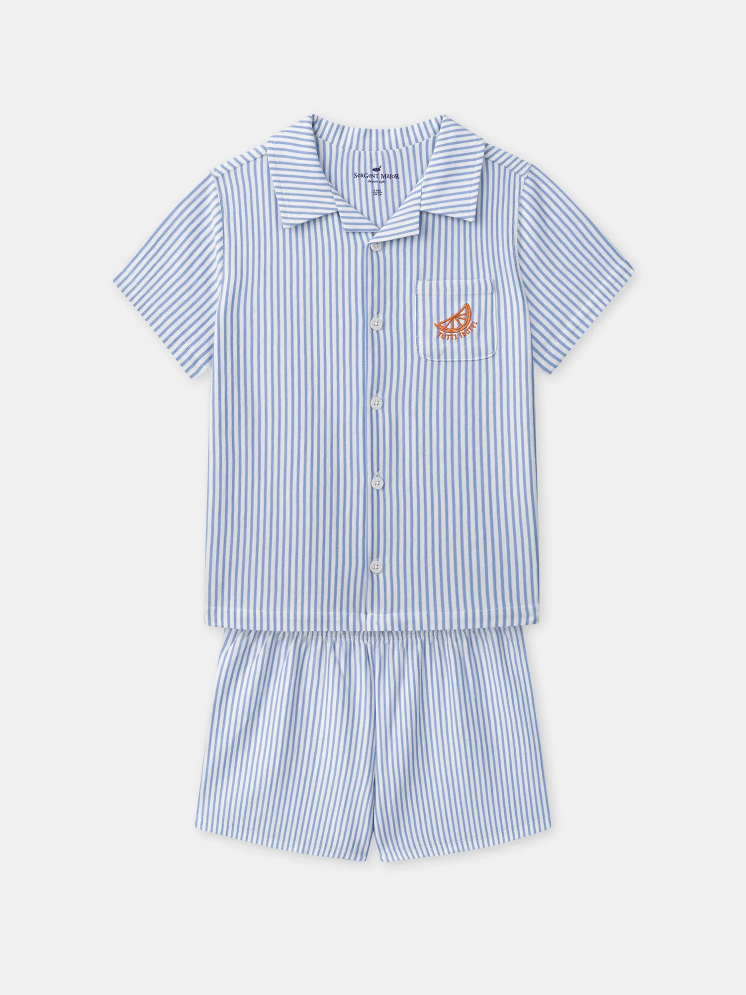 Pyjama à rayures bleu lavande Garçon