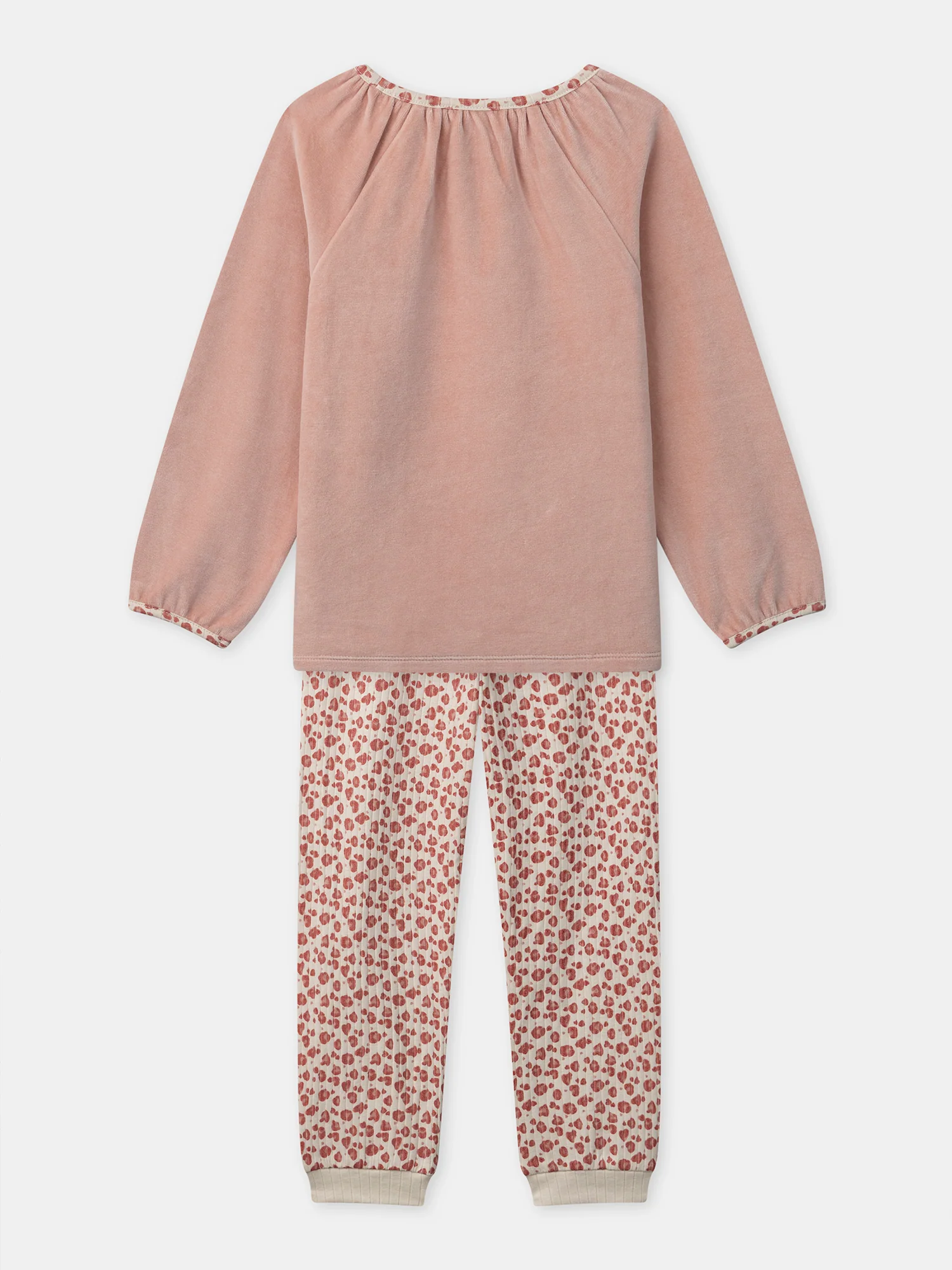 Pyjama beige imprimé léopard Fille - Image 10