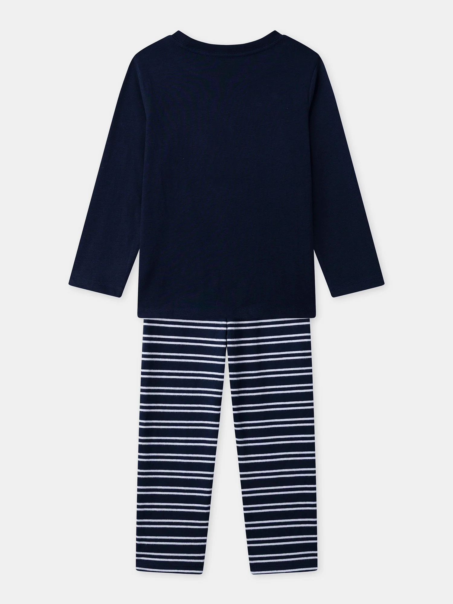 Pyjama bleu marine et à rayures Garçon - Image 10