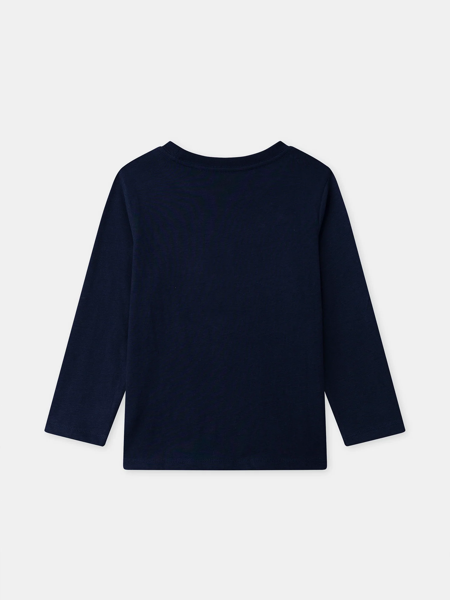 Pyjama bleu marine et à rayures Garçon - Image 6