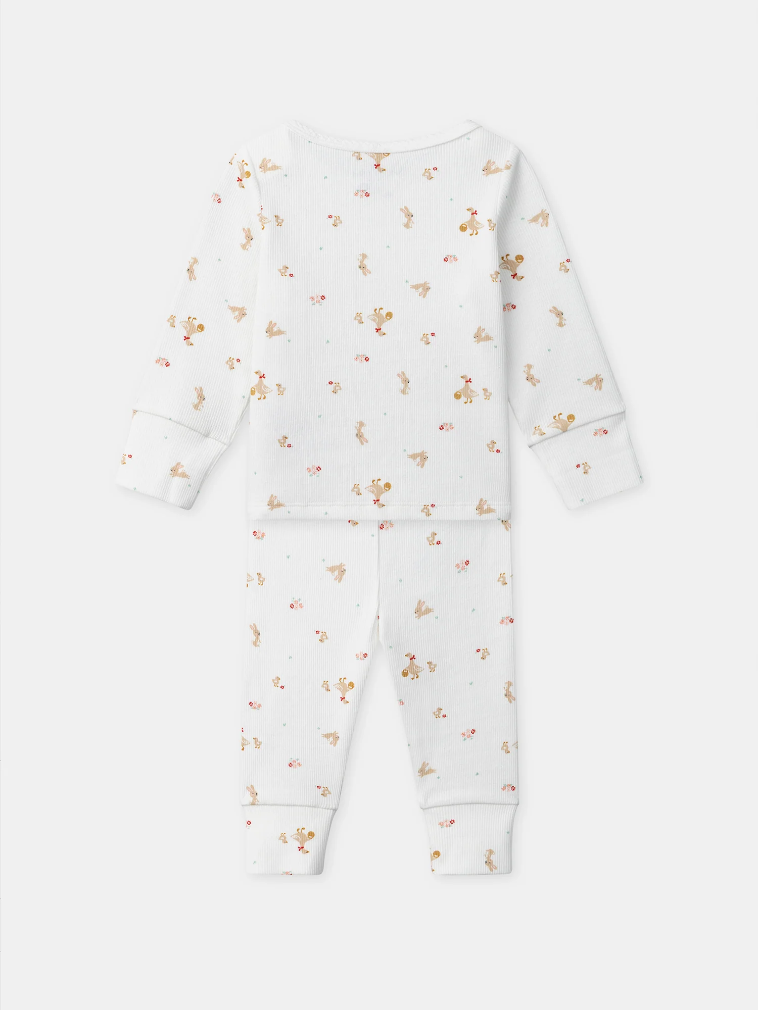 Pyjama écru évolutif imprimé animaux Bébé Fille - Image 8