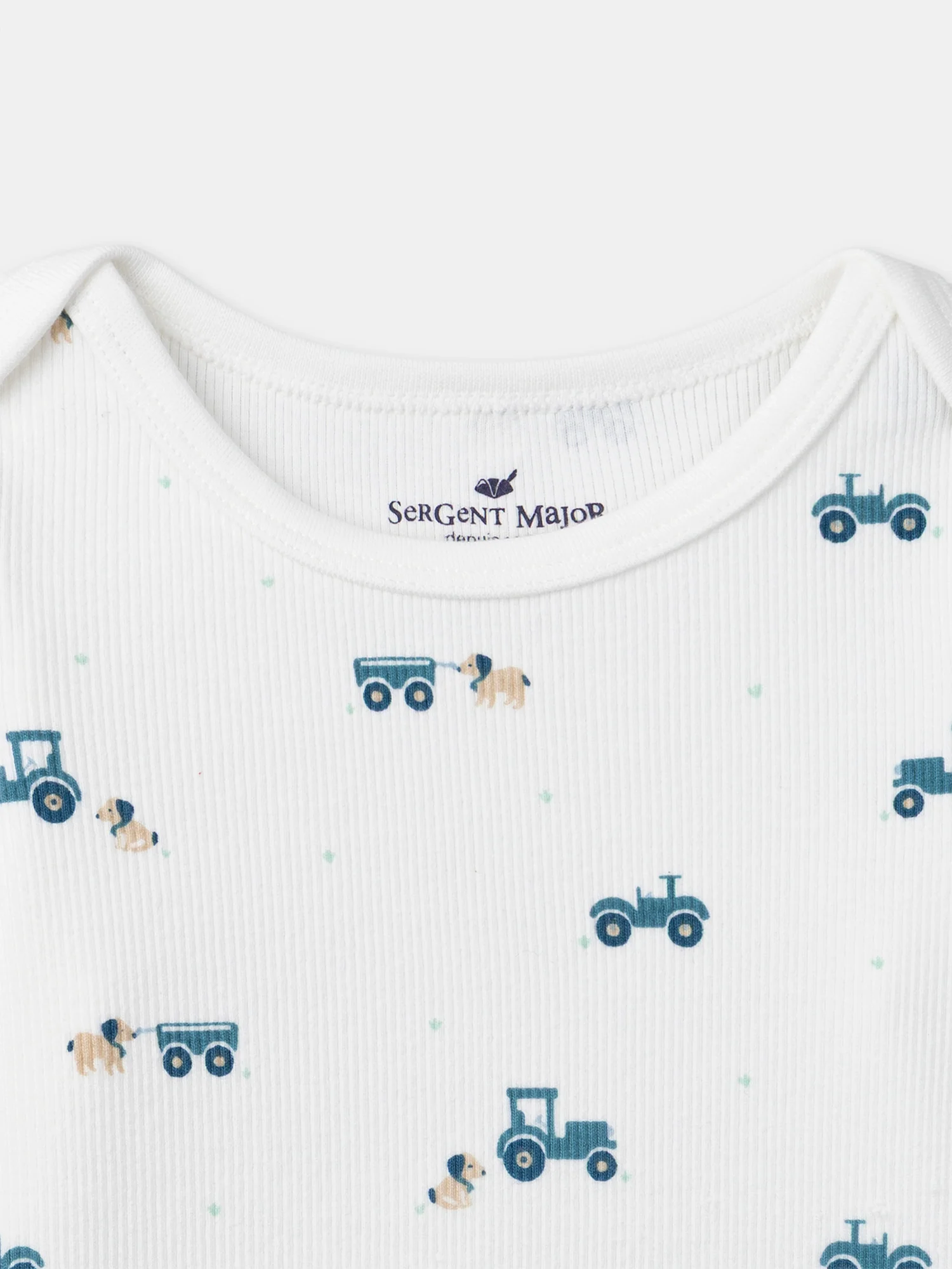Pyjama écru évolutif imprimé tracteurs Bébé Garçon - Image 3